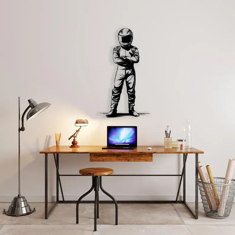Motorsport Racing Driver Wall Art | Modern Sports Wall Decor - Image 3