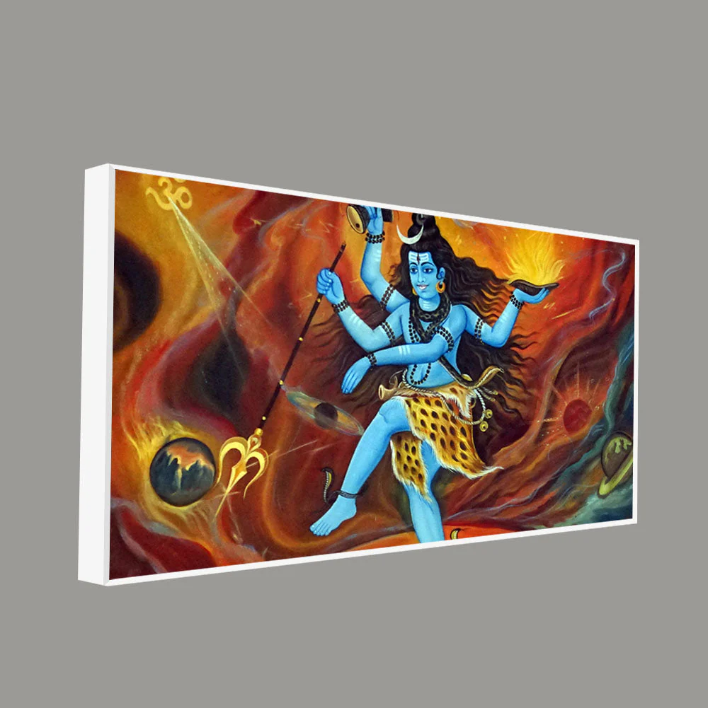 Natraja Lord of the Dance Canvas Wall Painting - Image 5