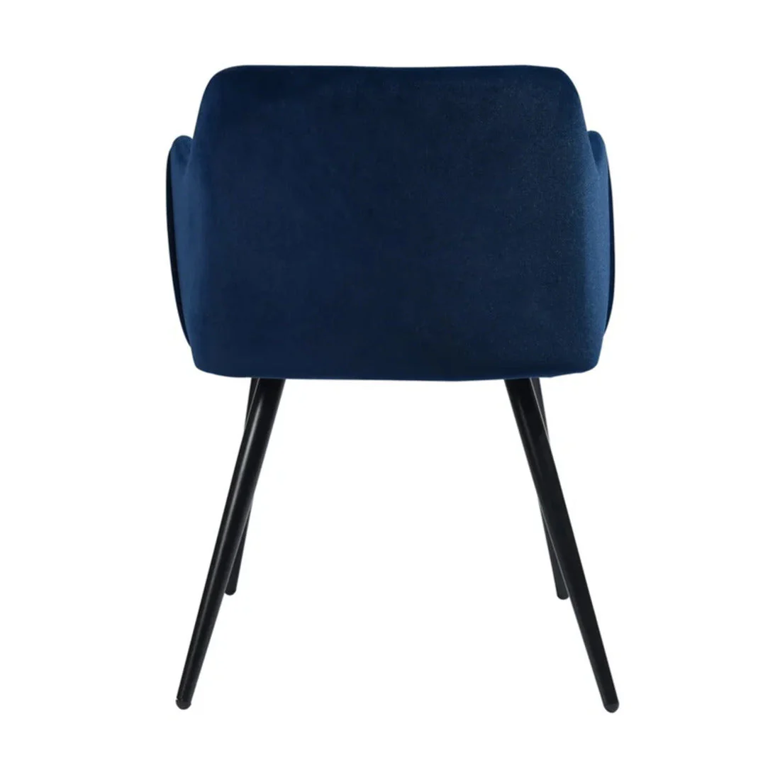 Navy Blue Luxury Cushion Velvet Lounge Chair - Image 7