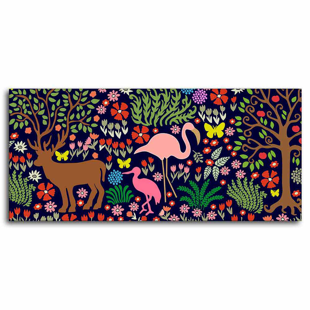 Night in the Forest Premium Wall Painting - Image 5