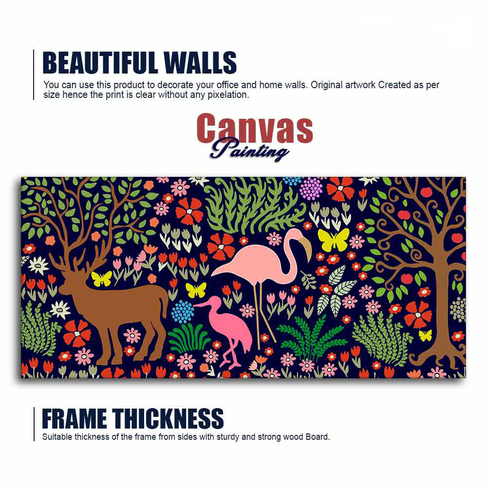 Night in the Forest Premium Wall Painting - Image 6