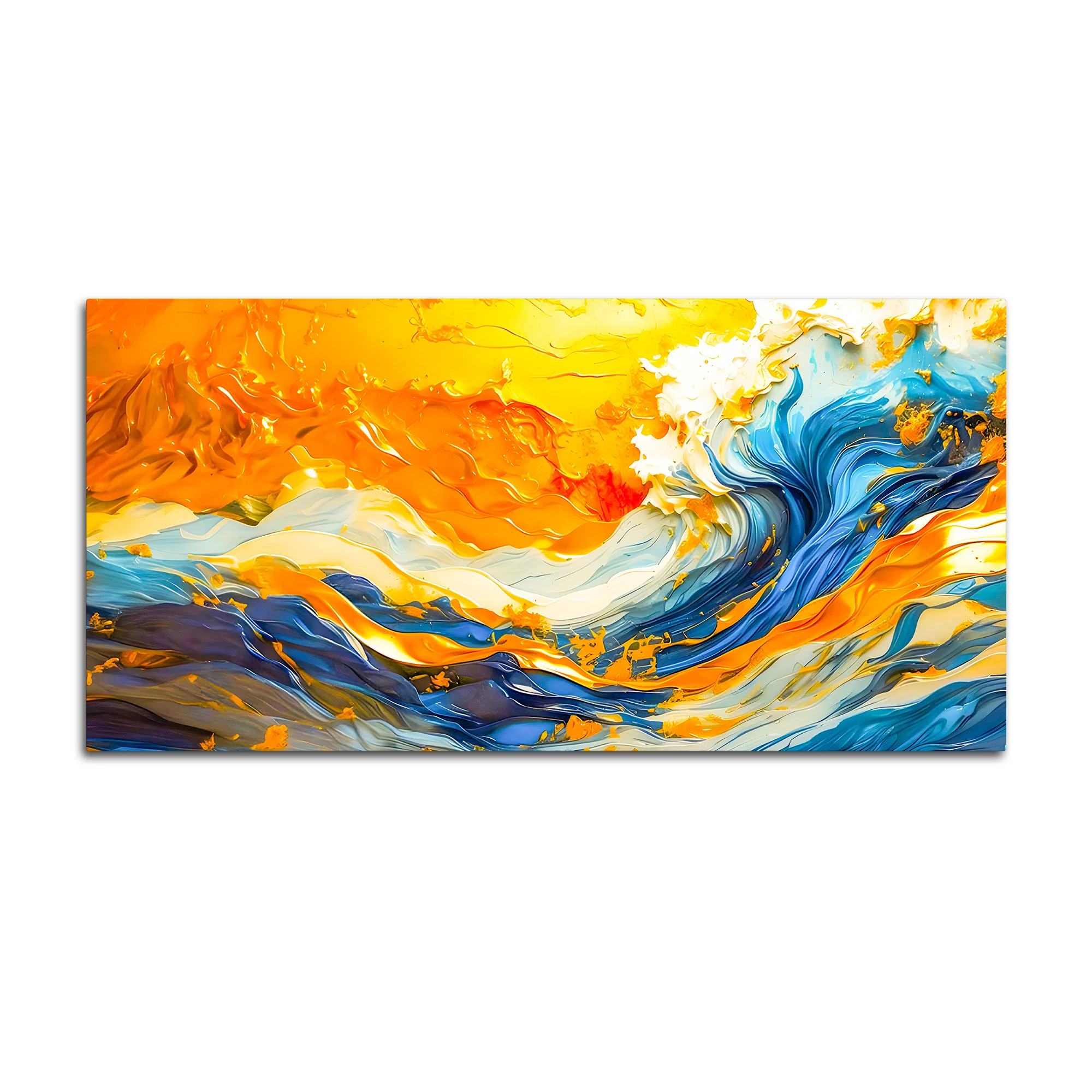 Ocean Wave Wall Art Painting for Designer Homes - Image 4