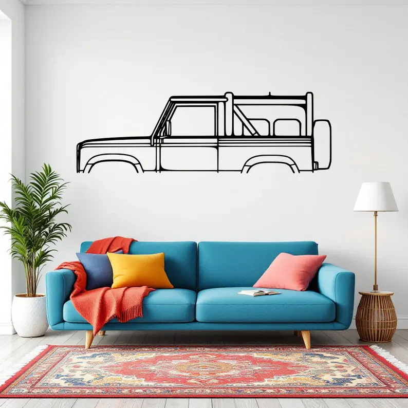 Off Road Car Metal Wall Art for Living Room & Café Decor - Image 5