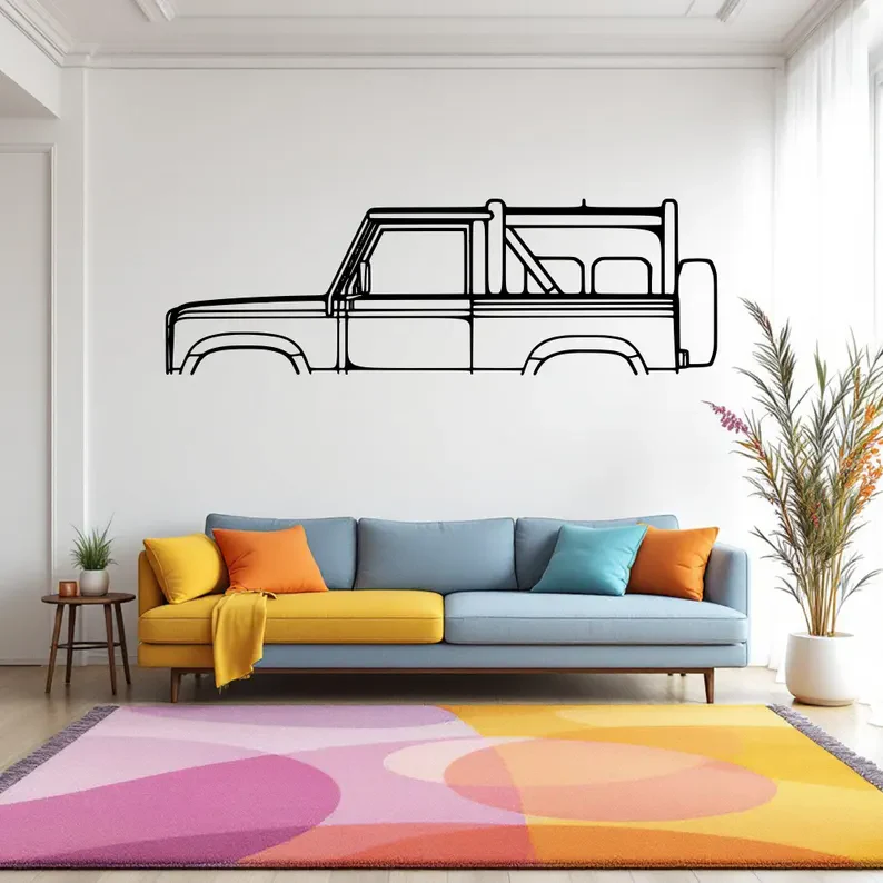 Off Road Car Metal Wall Art for Living Room & Café Decor - Image 6