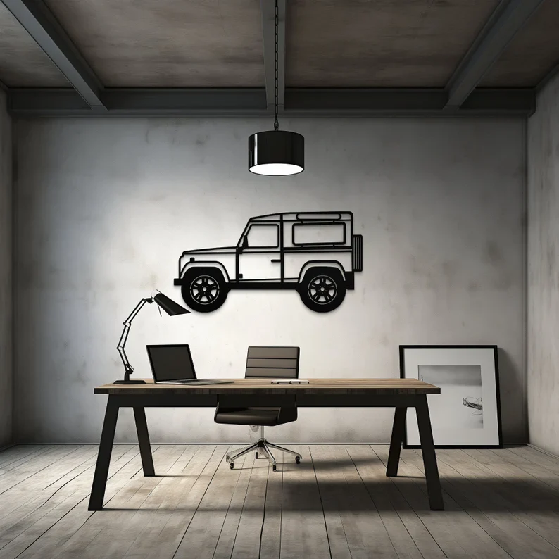 Off Road SUV Jeep Metal Wall Art for Living Room Decor - Image 3