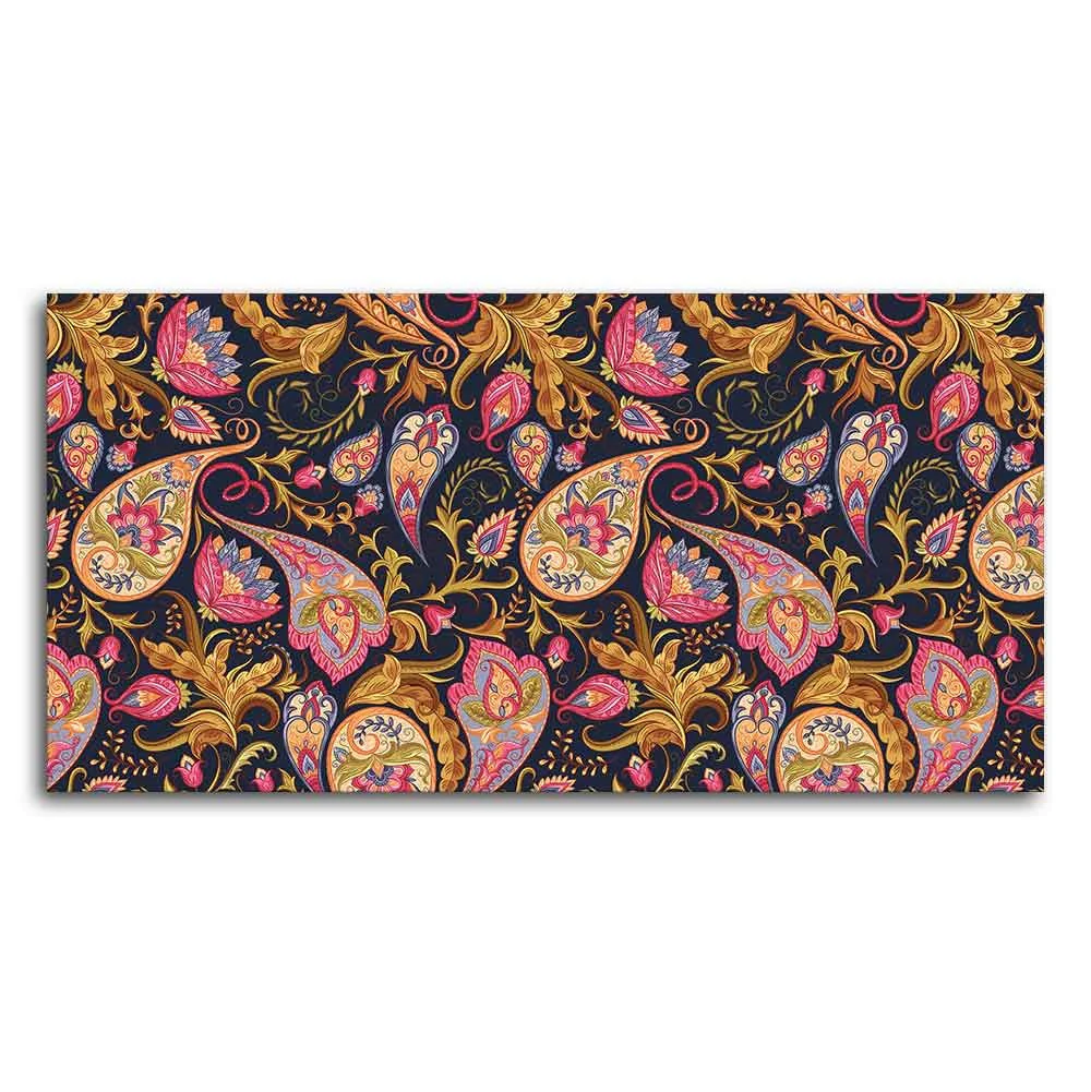 Paisley Art Pattern Canvas Wall Painting - Image 5