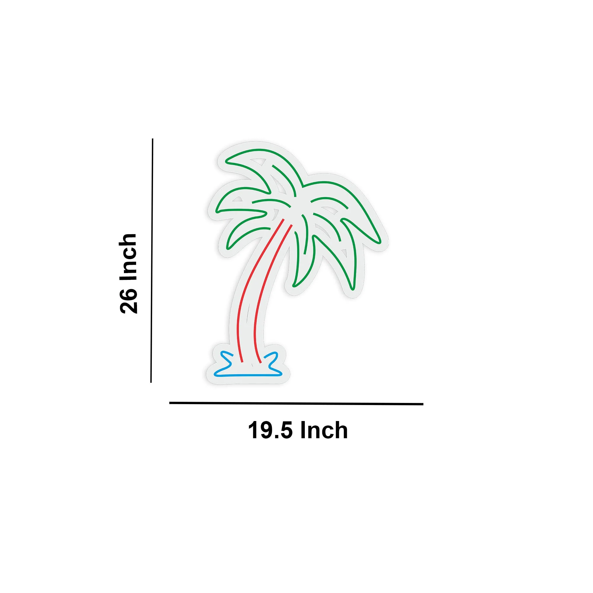 Palm Tree Neon Sign LED Light - Image 3