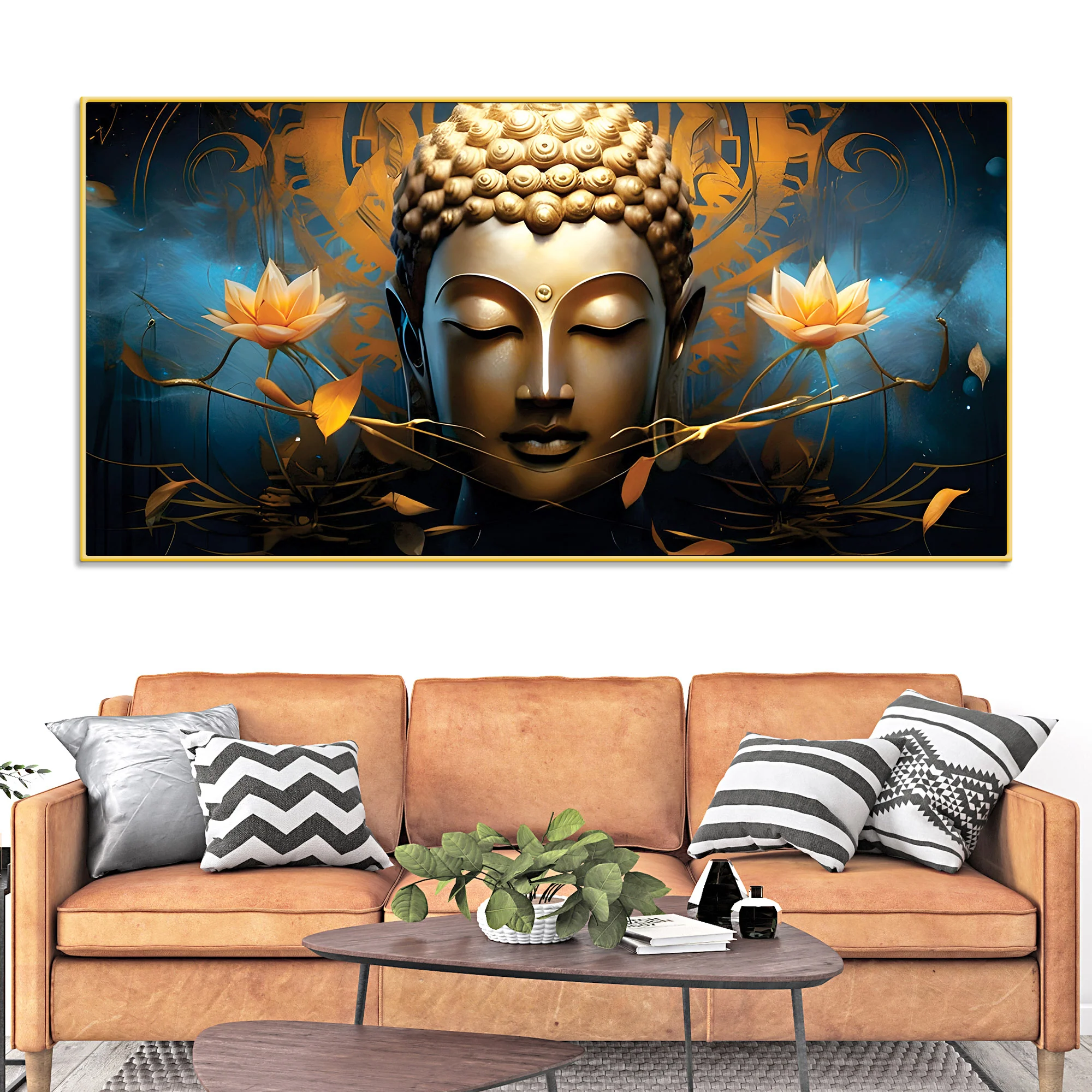 Peaceful Buddha Painting for Wall Decoration Ideas - Image 2