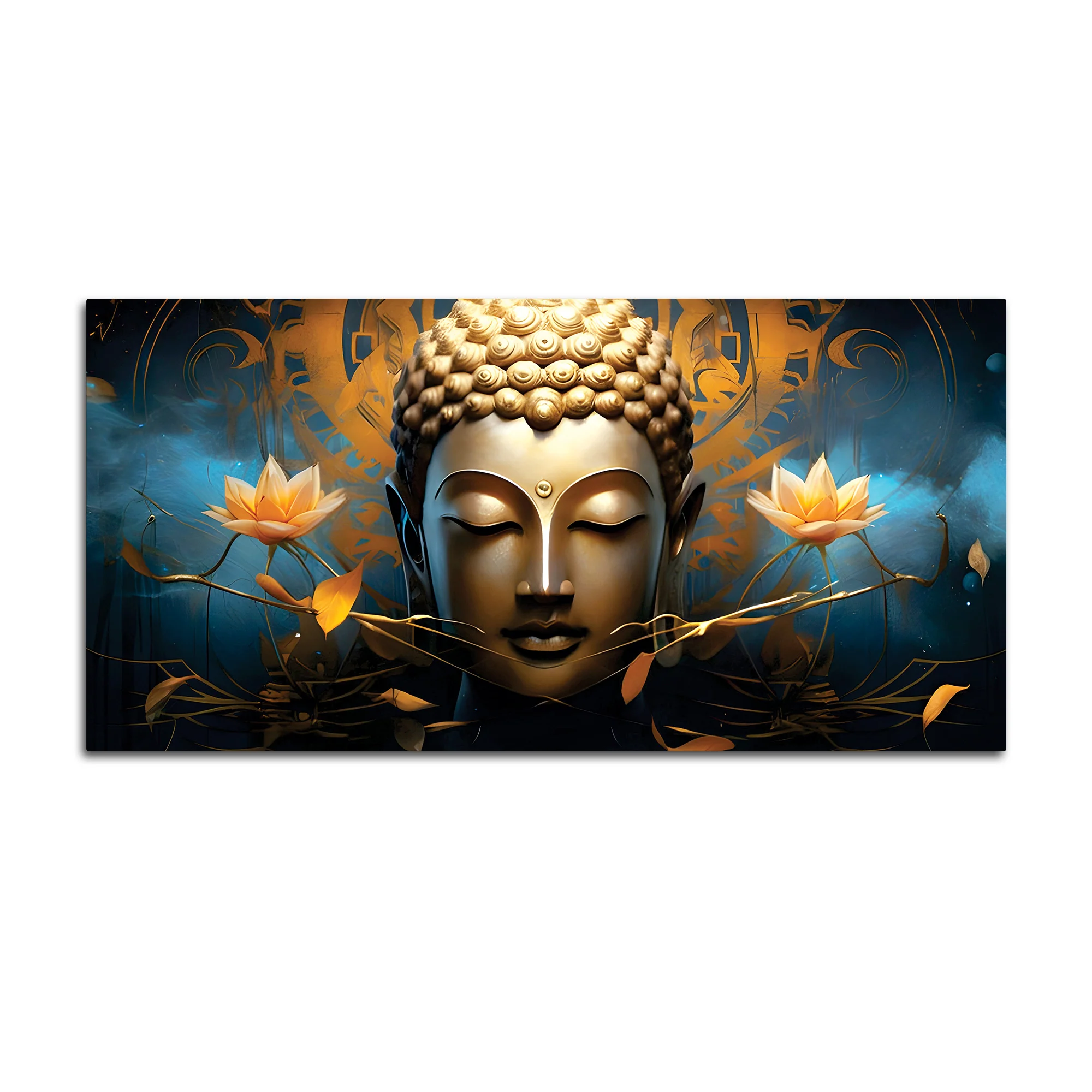 Peaceful Buddha Painting for Wall Decoration Ideas - Image 4