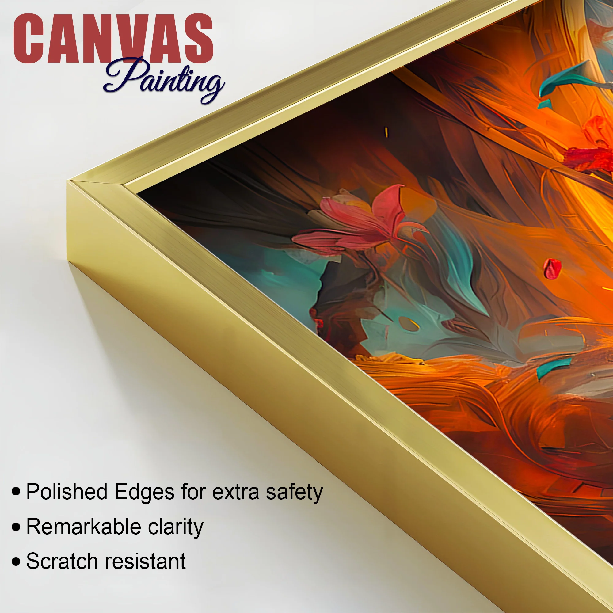 Peaceful Lord Gautam Buddha Canvas Painting - Image 6