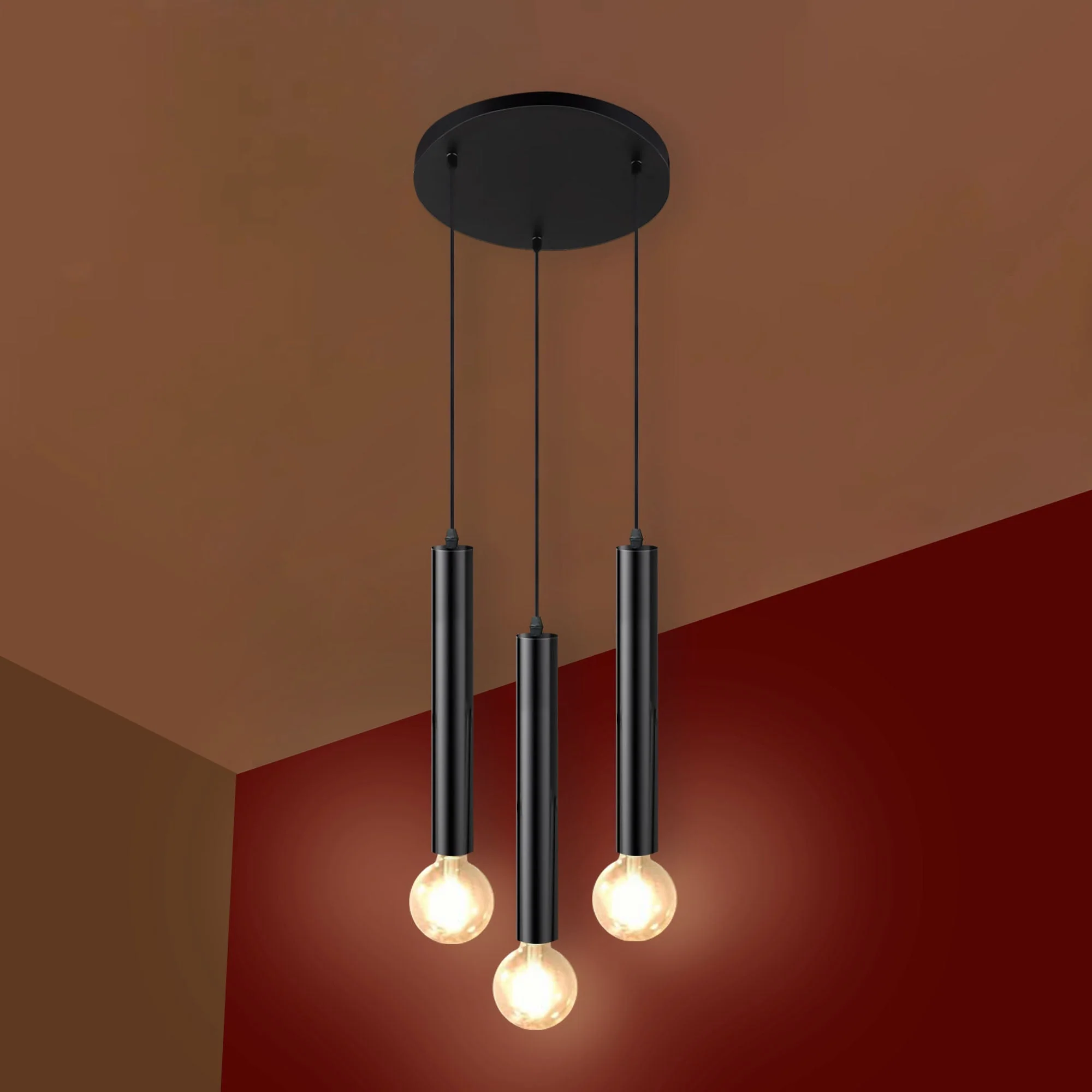 Pendant Ceiling Light Set of 3 Modern Look Ceiling Lamp For Home Decoration, Living Room - Image 3