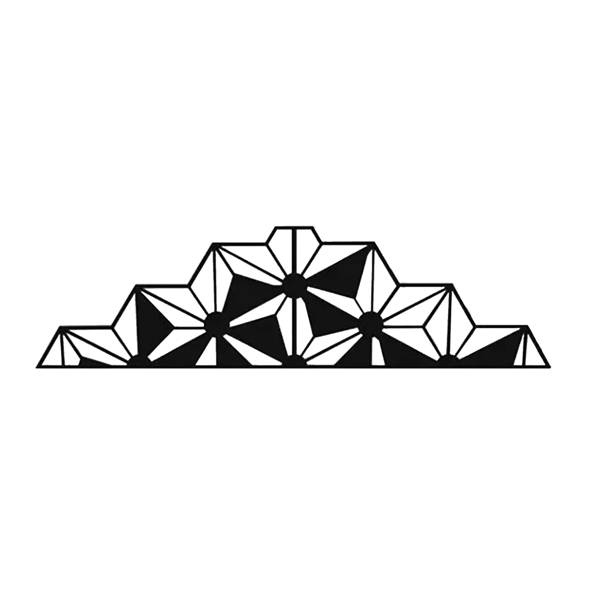 Polaris Divided Abstract Design Metal Art Wall Decor - Image 3