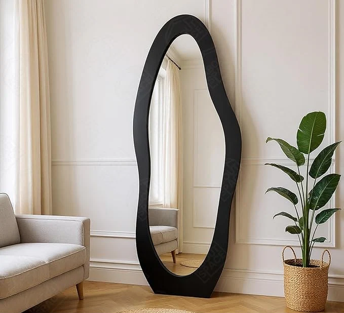 Premium Artistic Modern Asymmetrical Full Length Standing Mirror for Home & Studio – Luxury Standing Mirror - Image 2
