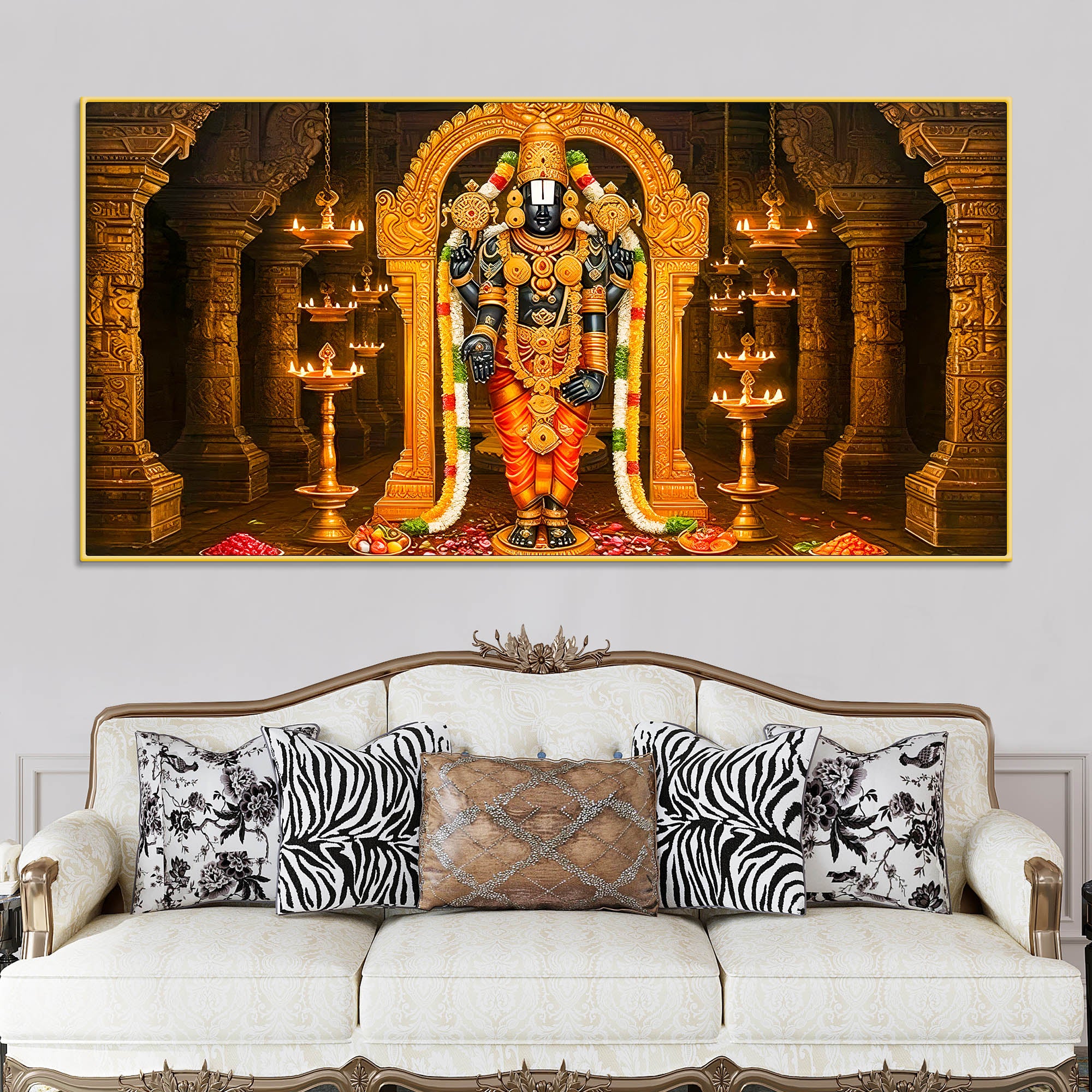 Premium Balaji Canvas Painting for Home Temple - Image 2