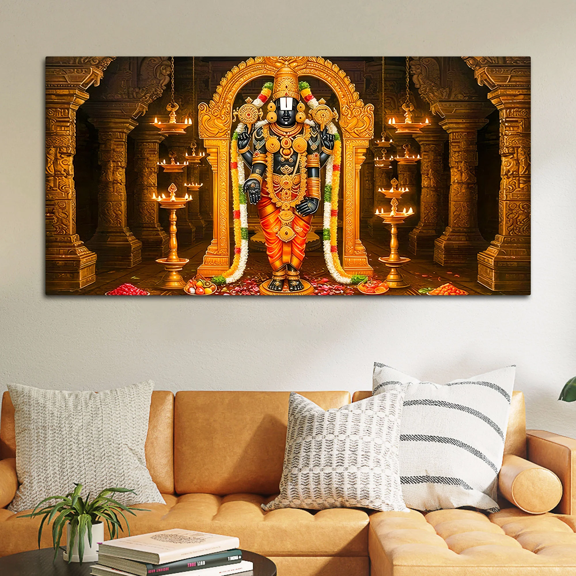 Premium Balaji Canvas Painting for Home Temple - Image 3