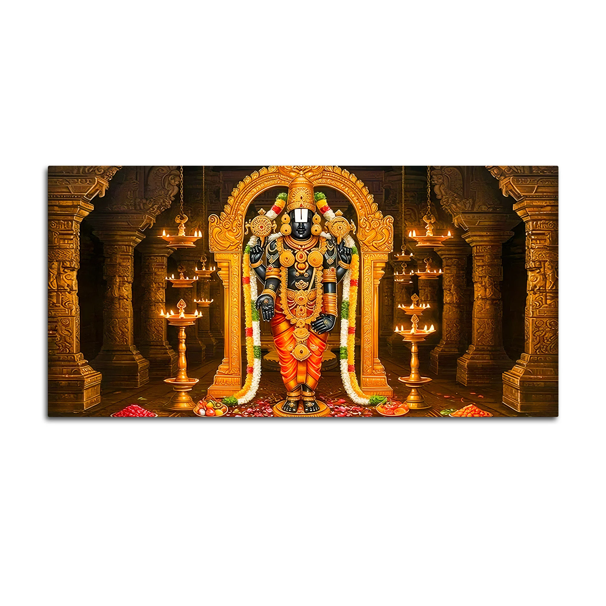 Premium Balaji Canvas Painting for Home Temple - Image 4