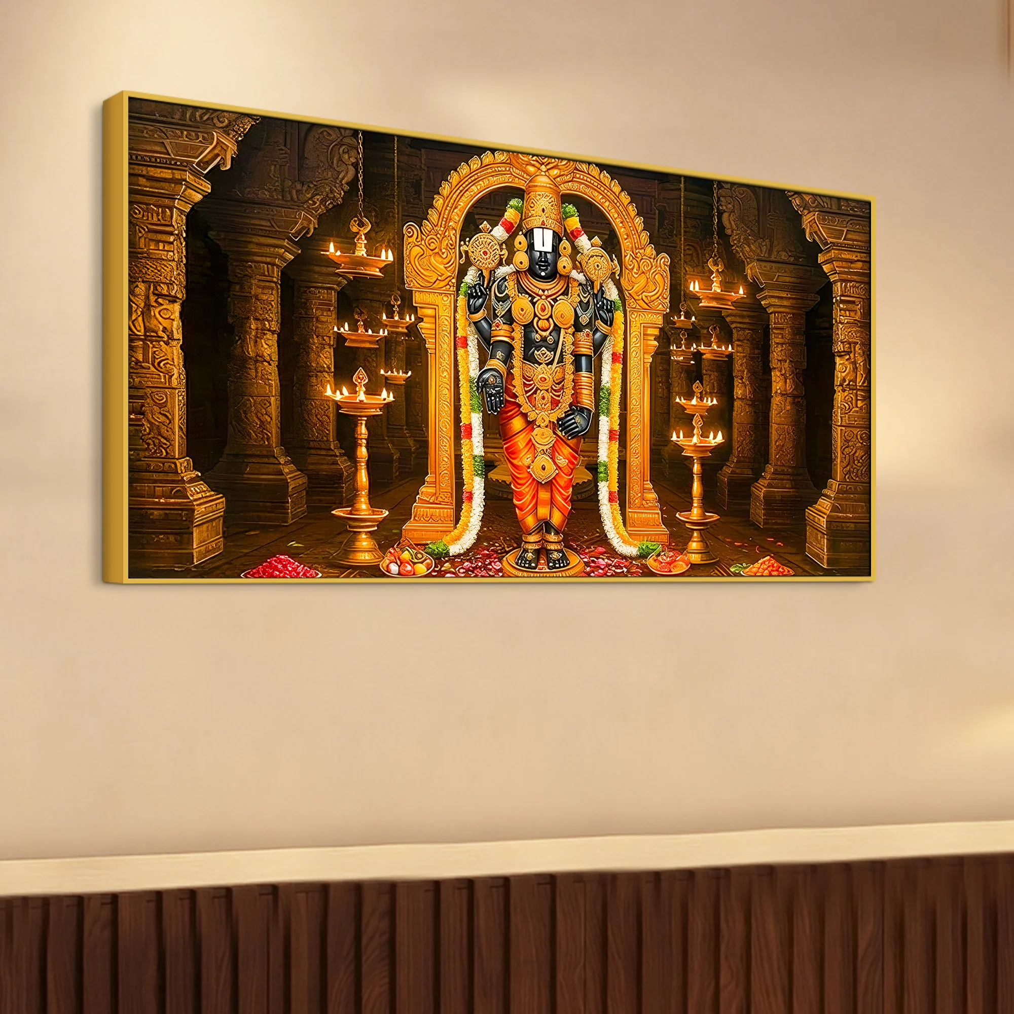 Premium Balaji Canvas Painting for Home Temple - Image 5