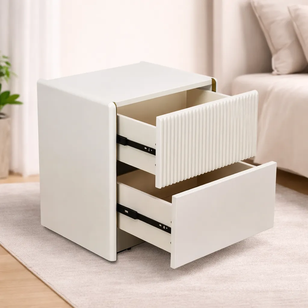 Premium Bedside Table with Storage Drawer – Bedroom Side Table