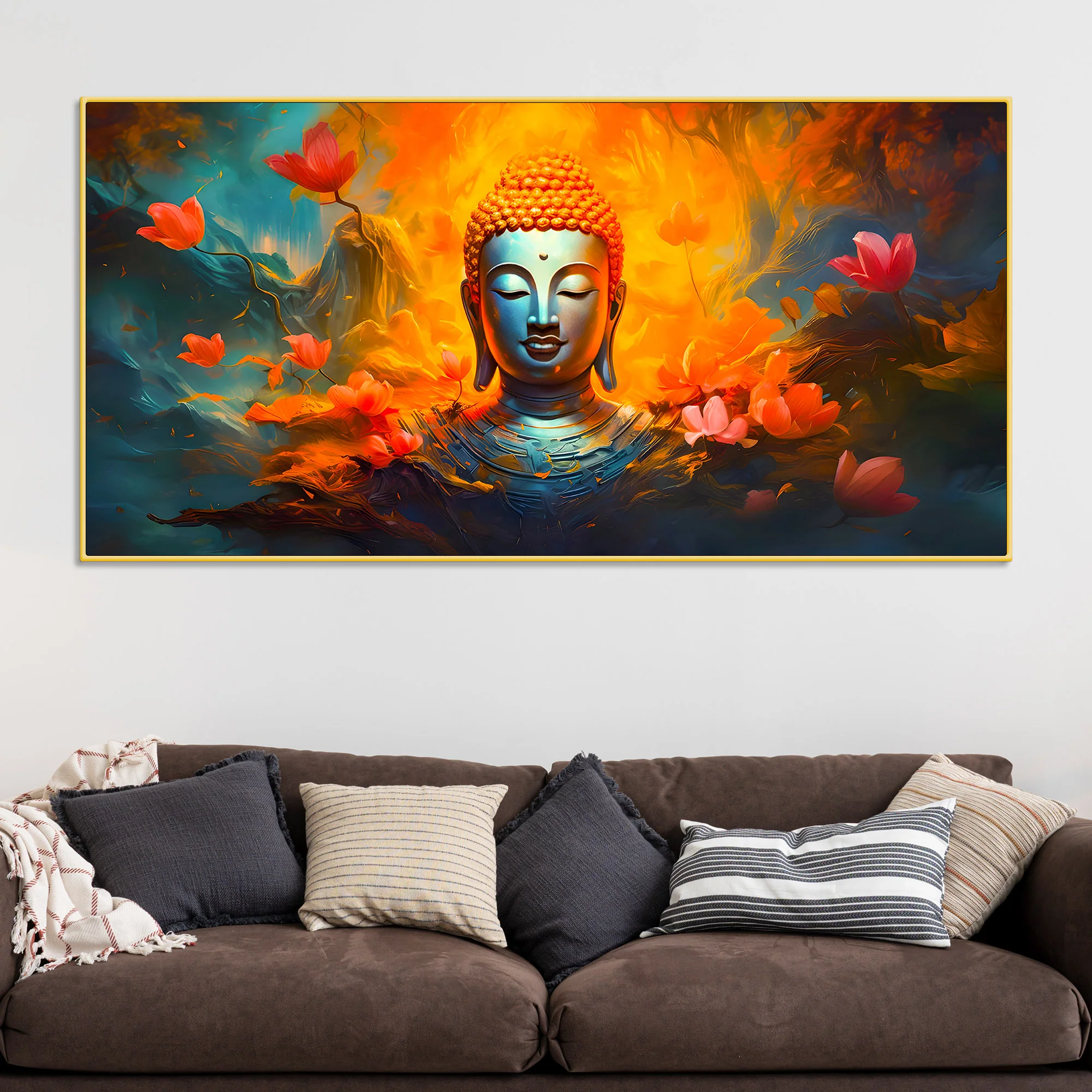 Premium Buddha Canvas Painting for Living Room Decoration - Image 2
