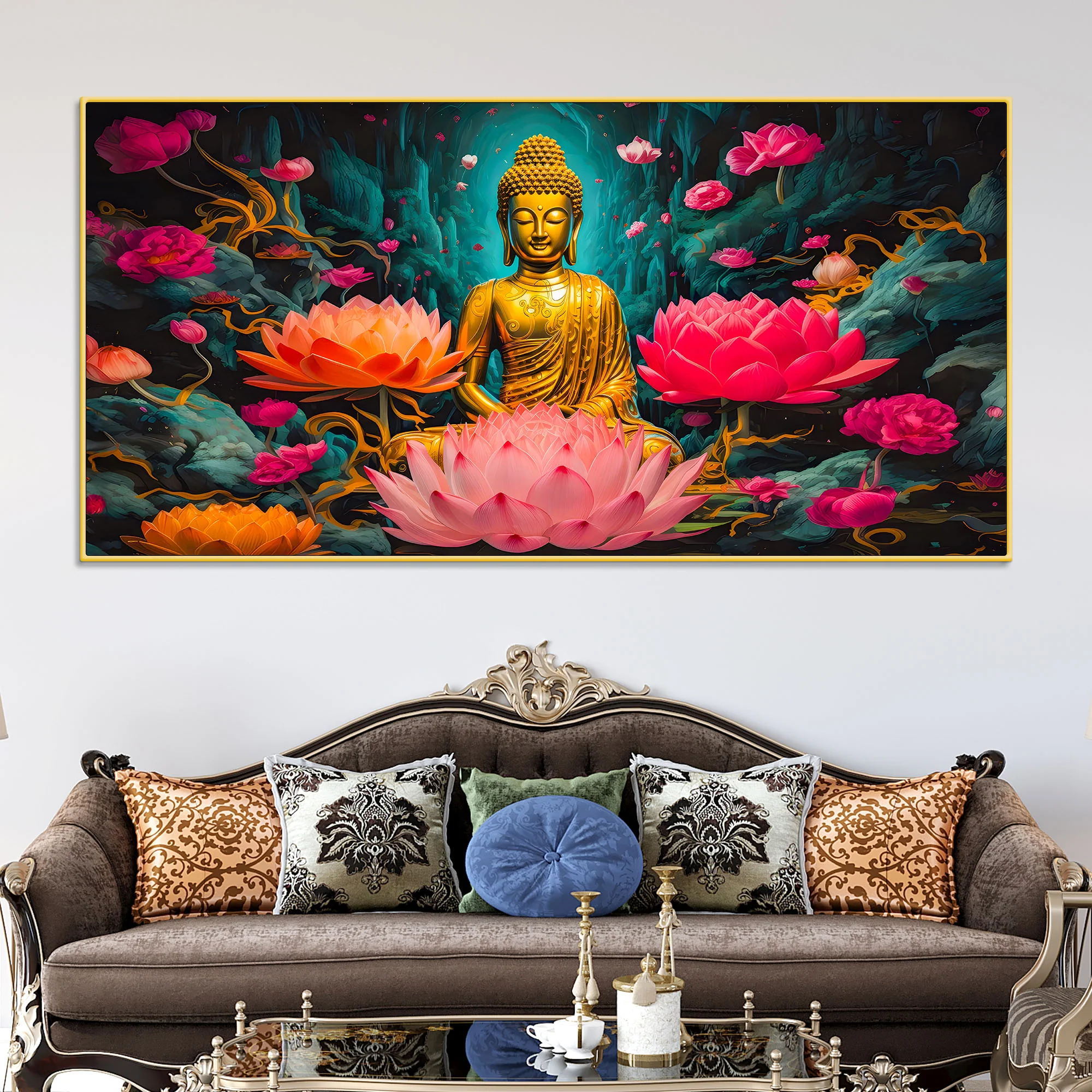 Premium Buddha Canvas Painting for Wall Decoration - Image 2