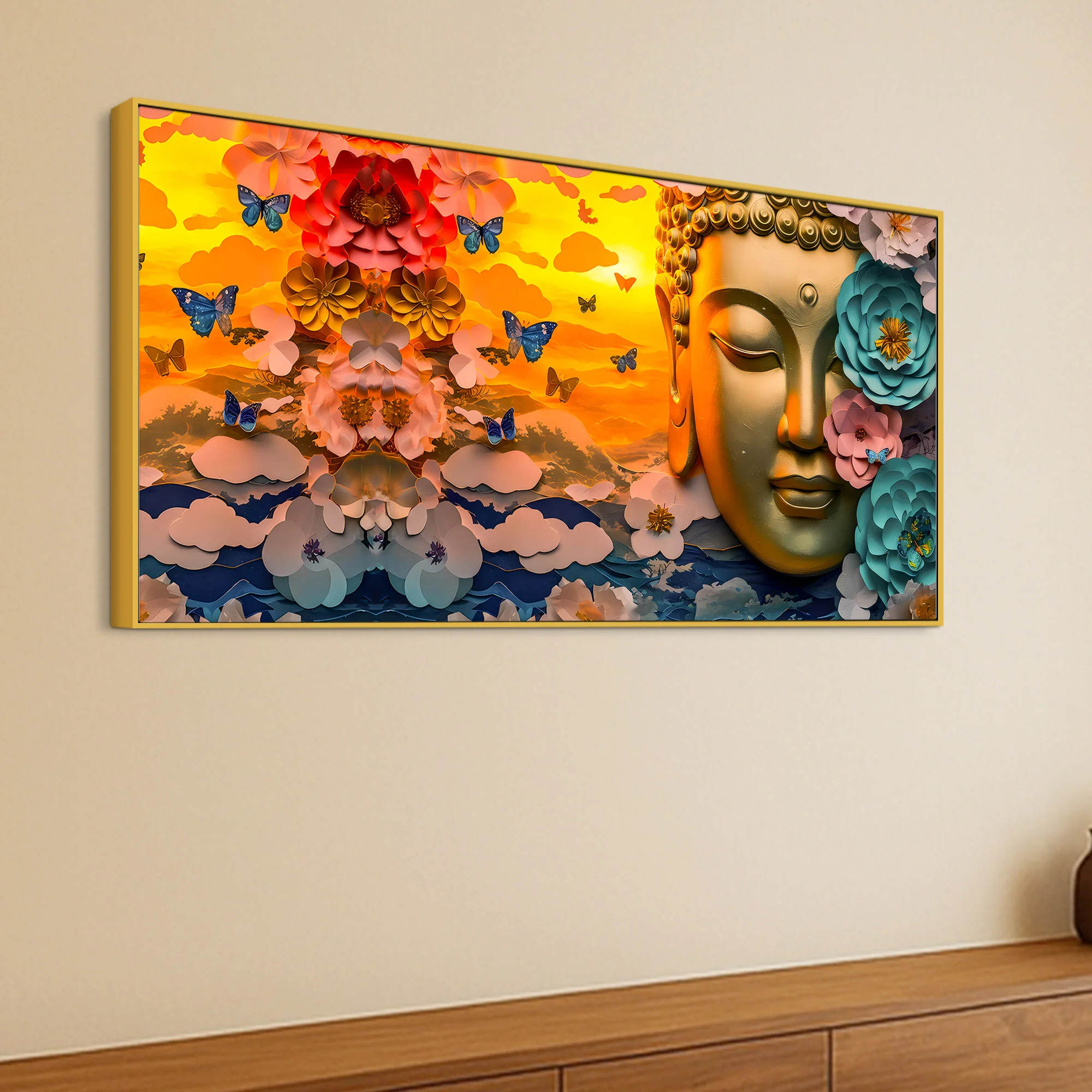 Premium Buddha Canvas Wall Painting for Elegant Home Decoration - Image 5