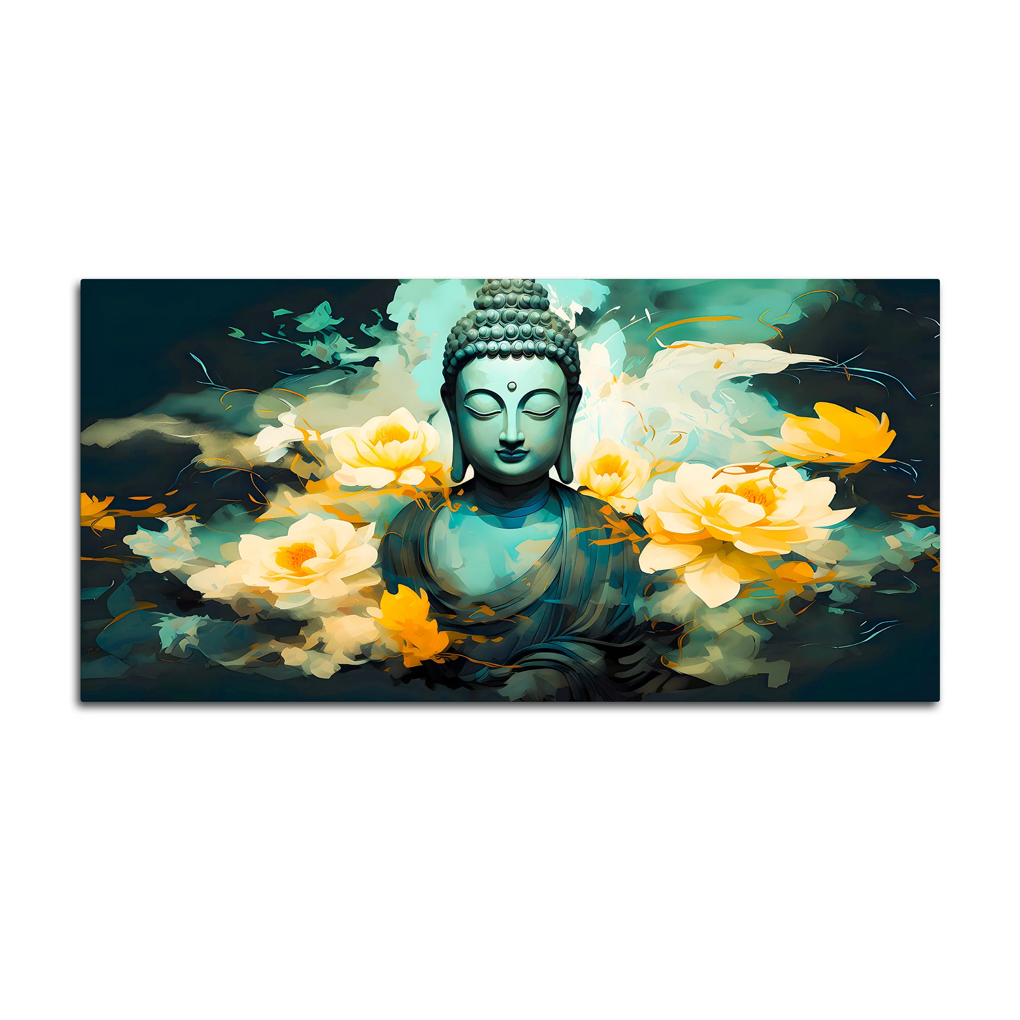 Premium Buddha Canvas Wall Painting for Home & Office - Image 4