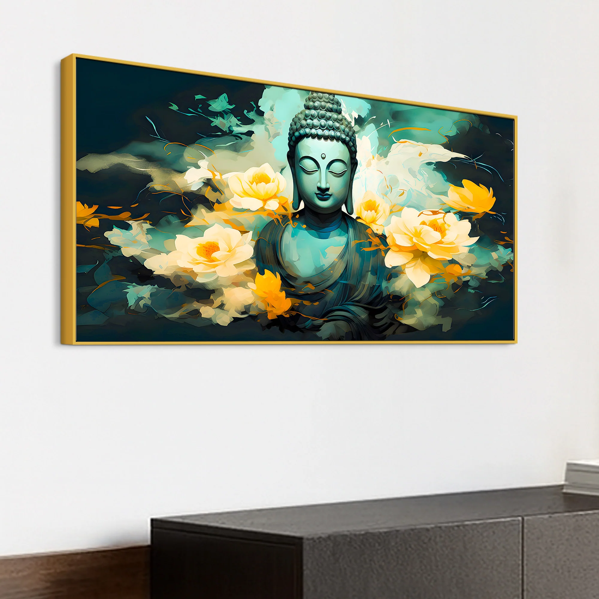 Premium Buddha Canvas Wall Painting for Home & Office - Image 5