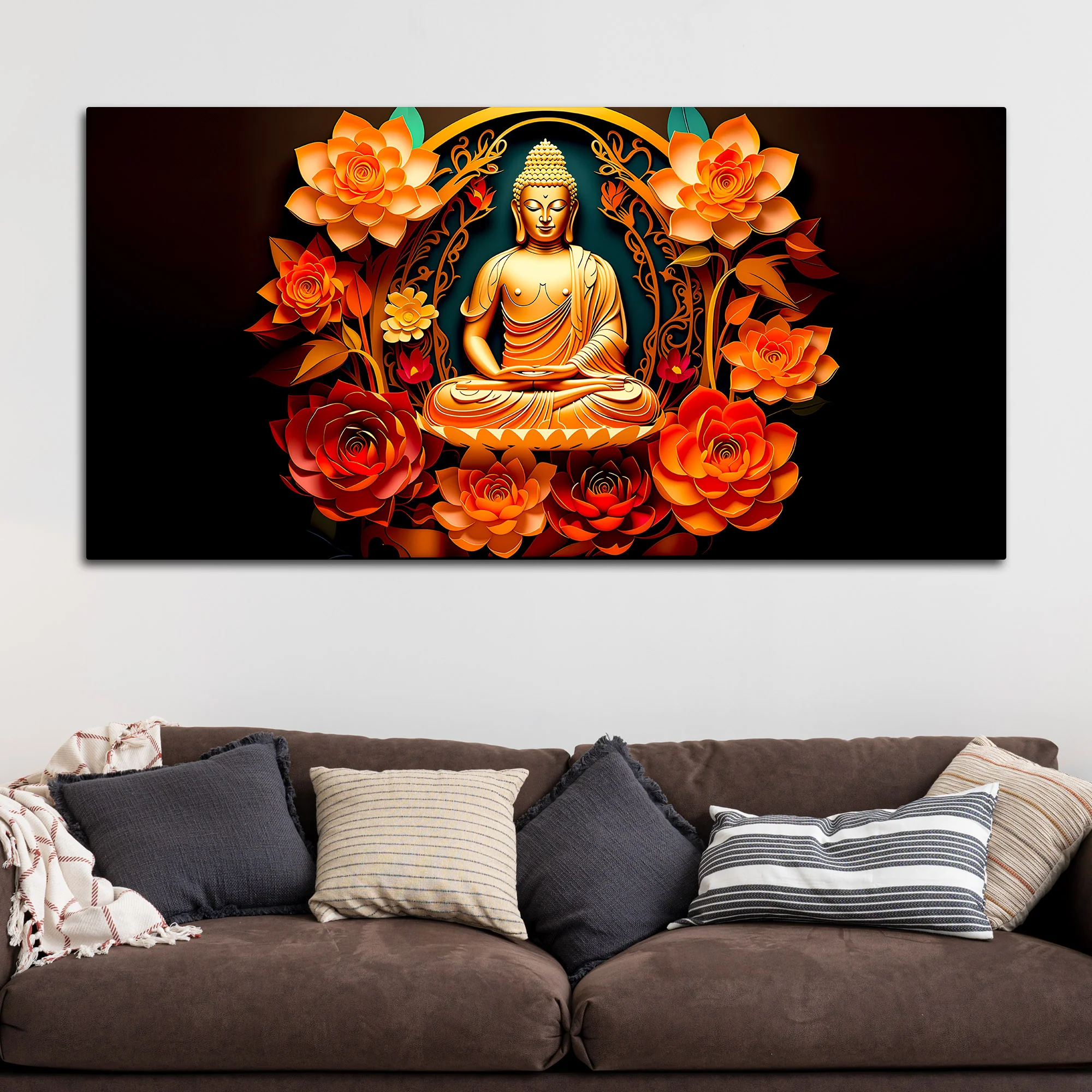 Premium Buddha Decorative Wall Painting for Modern Décor - Image 3