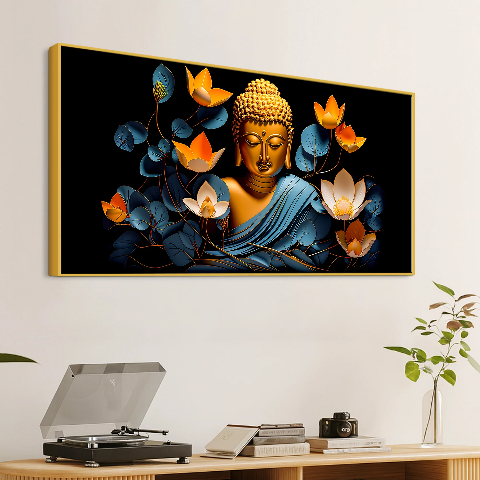 Premium Buddha Wall Painting for Calm & Peaceful Homes - Image 5