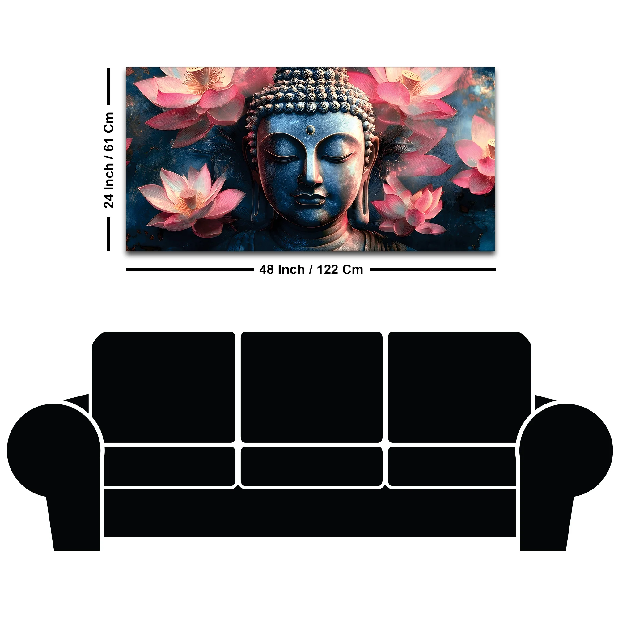 Premium Buddha Wall Painting for Decor Lovers - Image 8