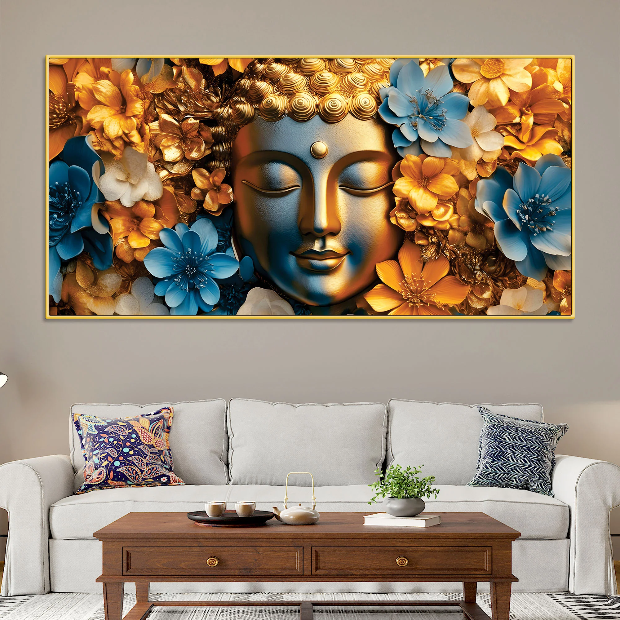 Premium Buddha Wall Painting for Wall Art Décor - Image 2