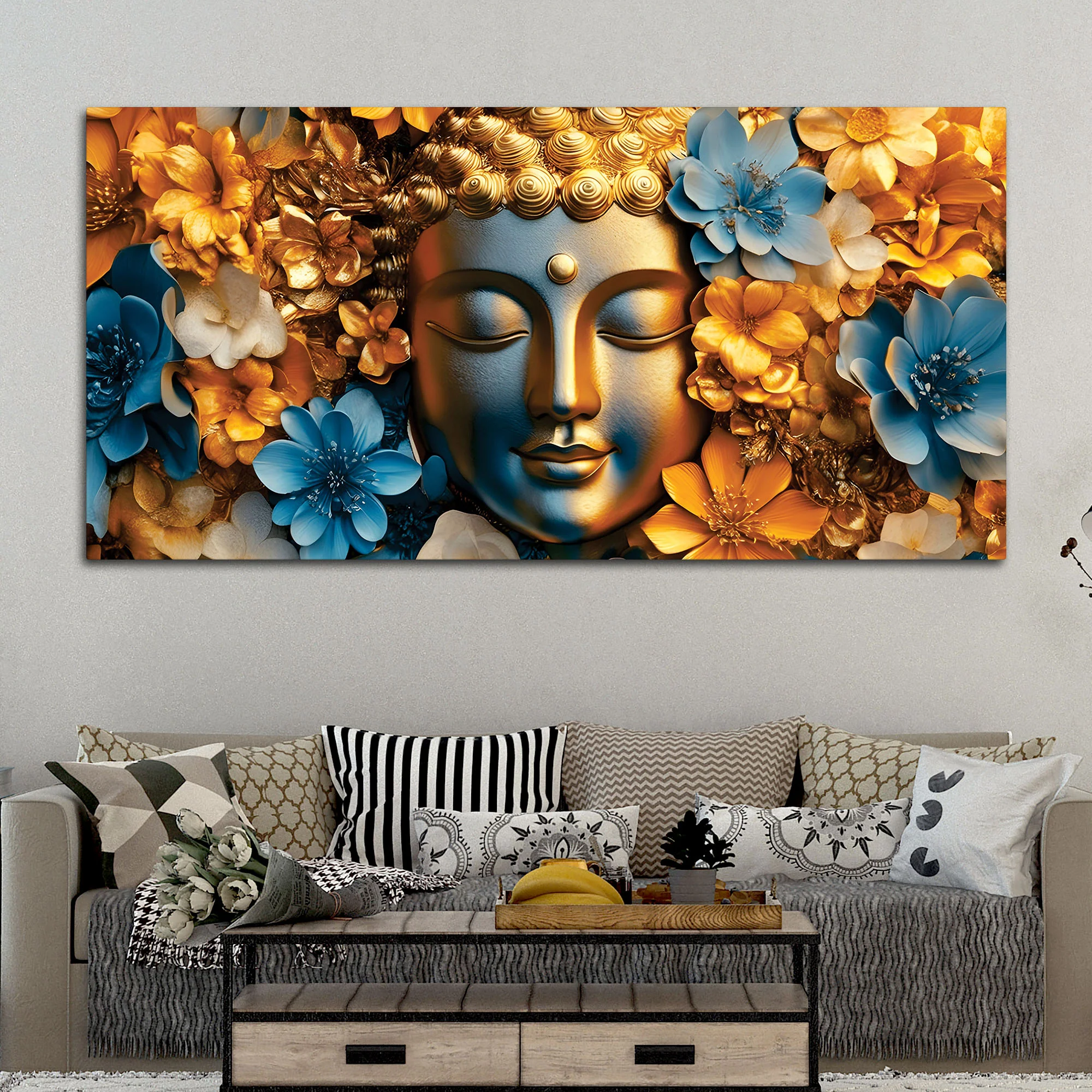 Premium Buddha Wall Painting for Wall Art Décor - Image 3
