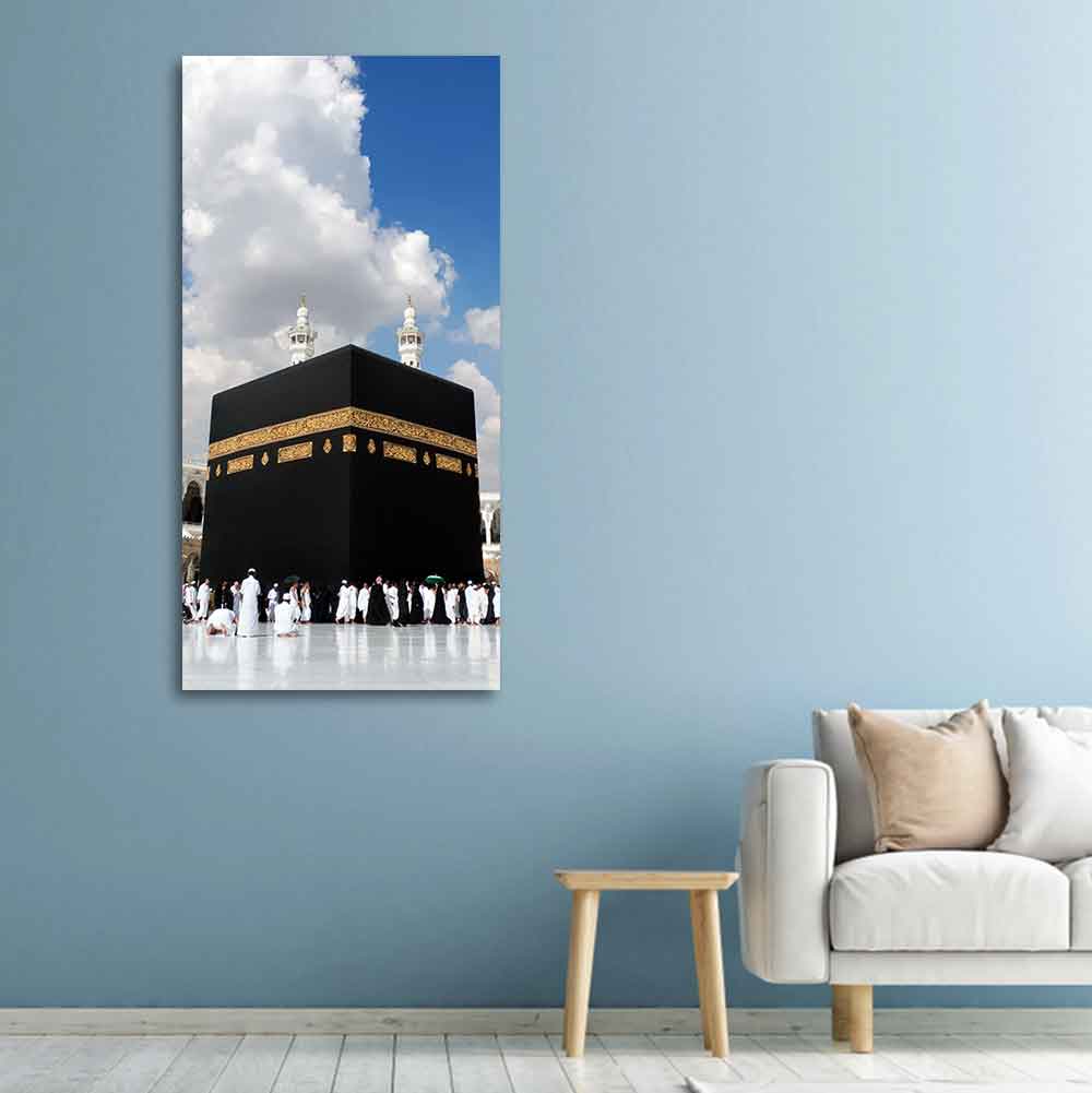 Premium Canvas Muslim Wall Painting of Masjid Al Haram - Image 3