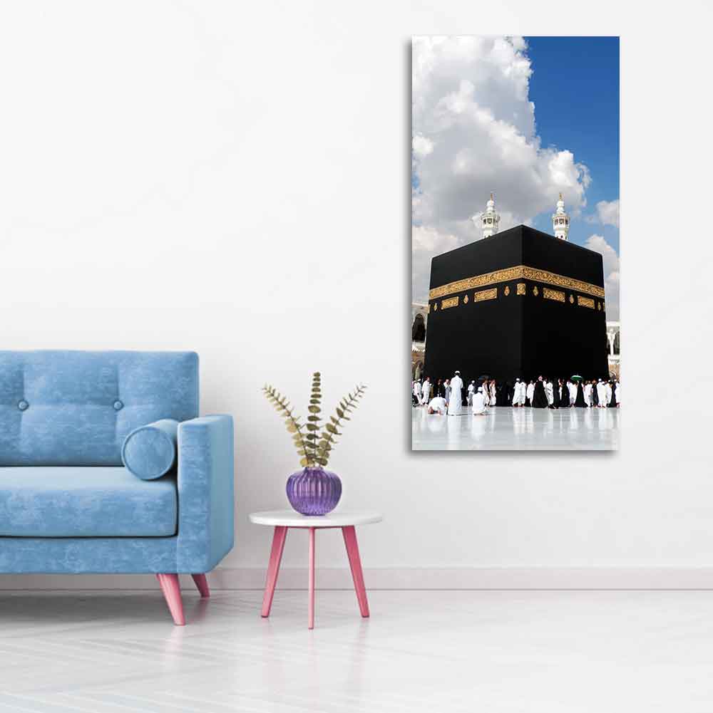 Premium Canvas Muslim Wall Painting of Masjid Al Haram - Image 5