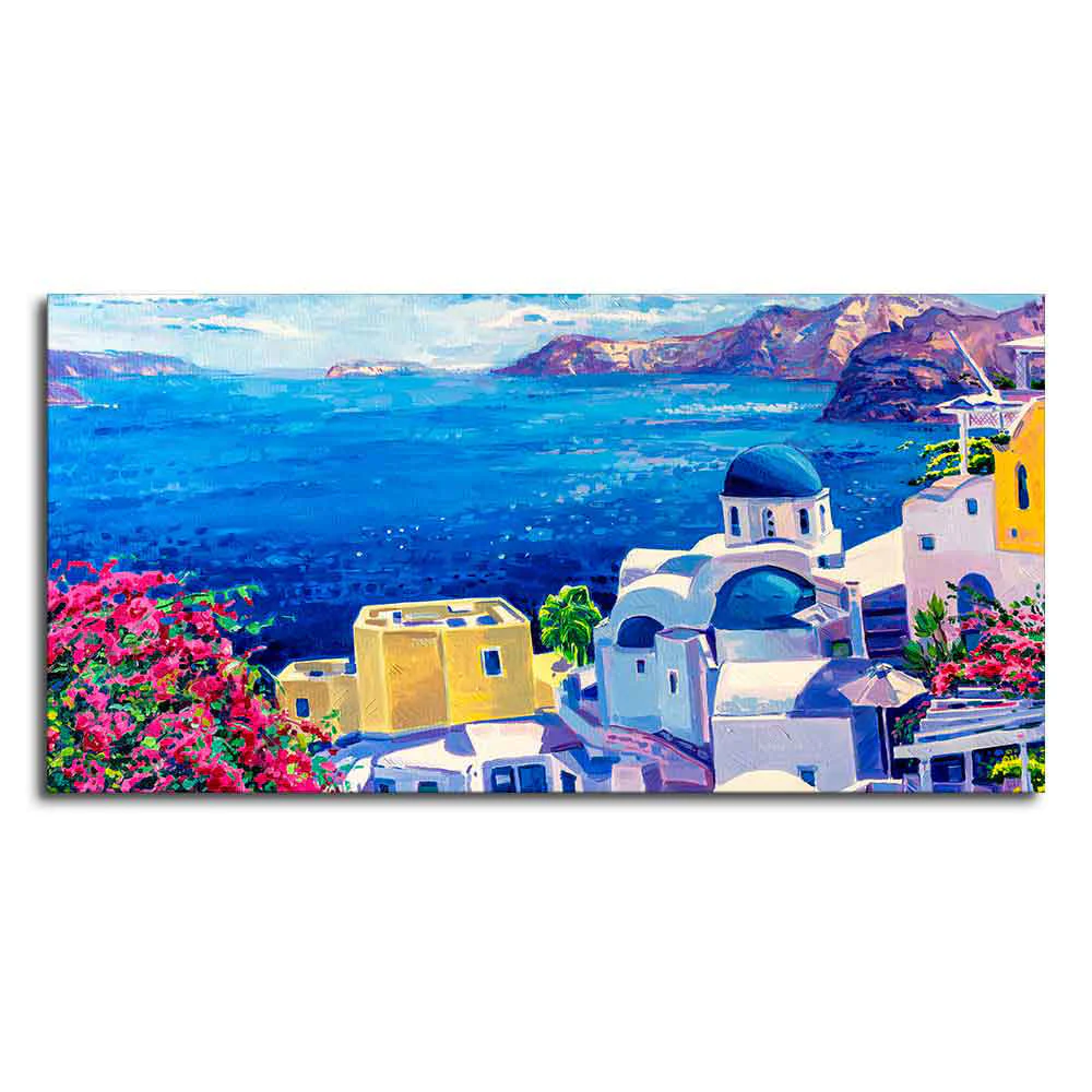 Premium Canvas Wall Painting of Greek Scenery - Image 4