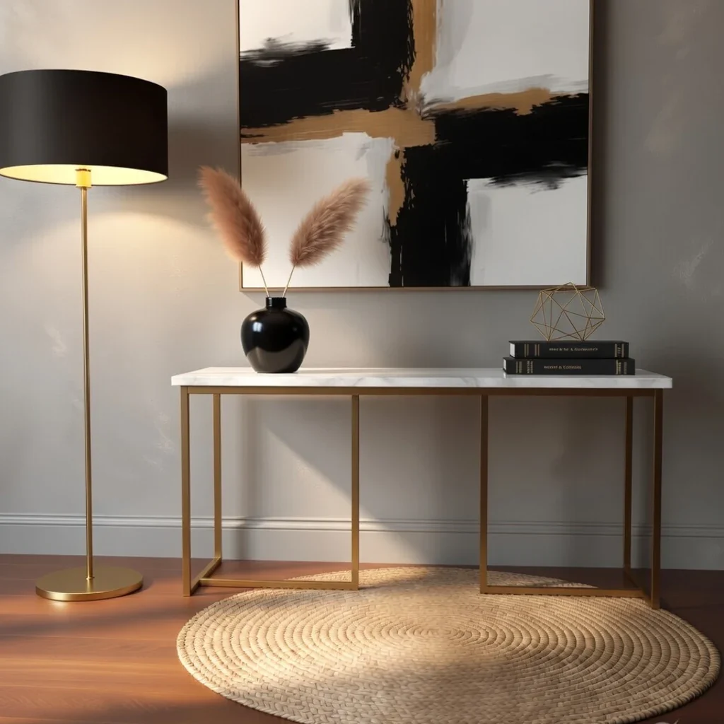 Premium Contemporary Classic Designer Console Table - Image 3