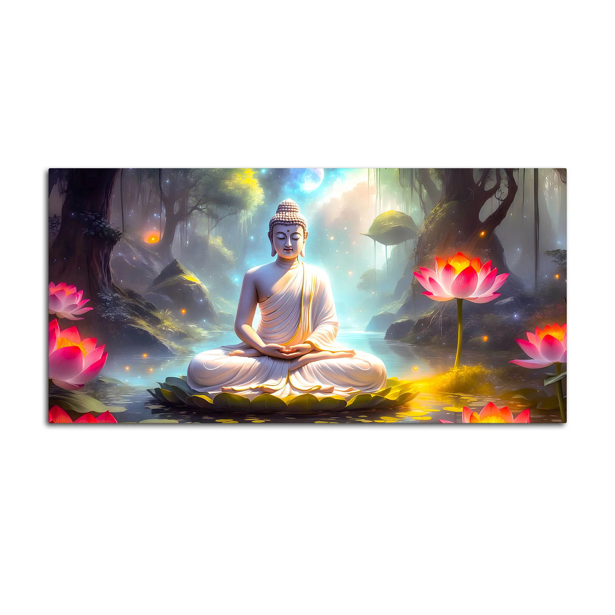 Premium Décor Buddha Wall Painting for Bedroom & Living Room - Image 4