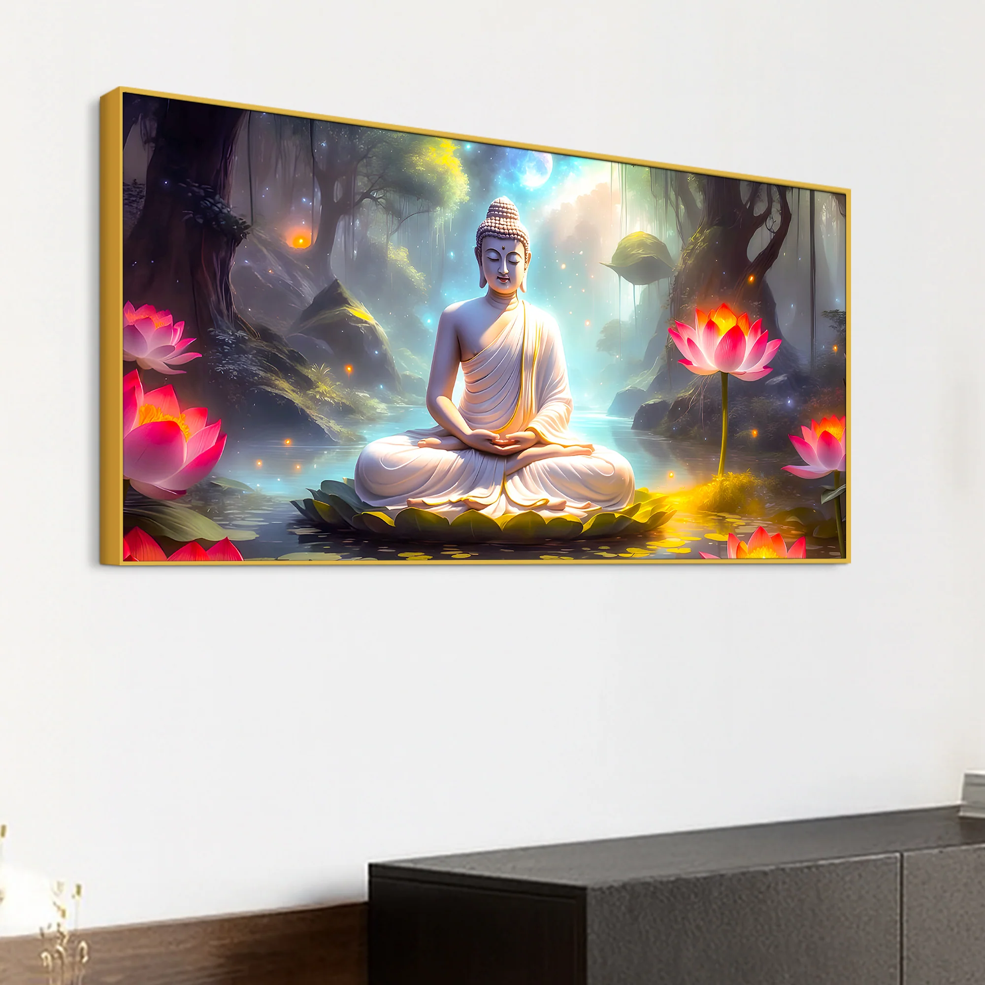 Premium Décor Buddha Wall Painting for Bedroom & Living Room - Image 5