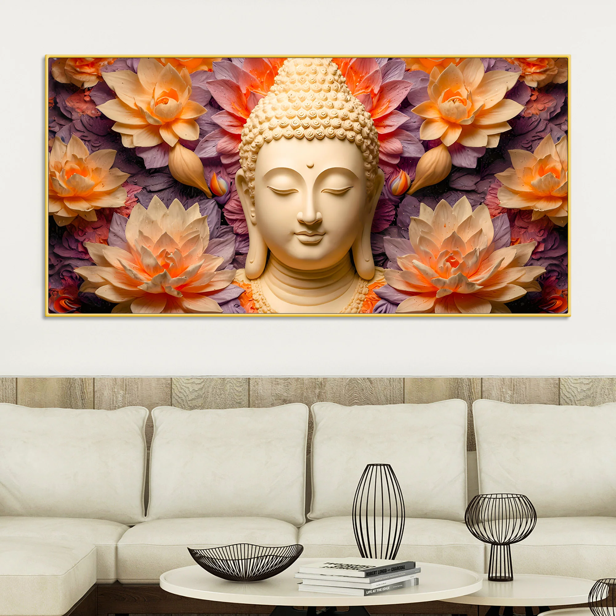 Premium Divine Buddha Canvas Painting for Home Decoration - Image 2
