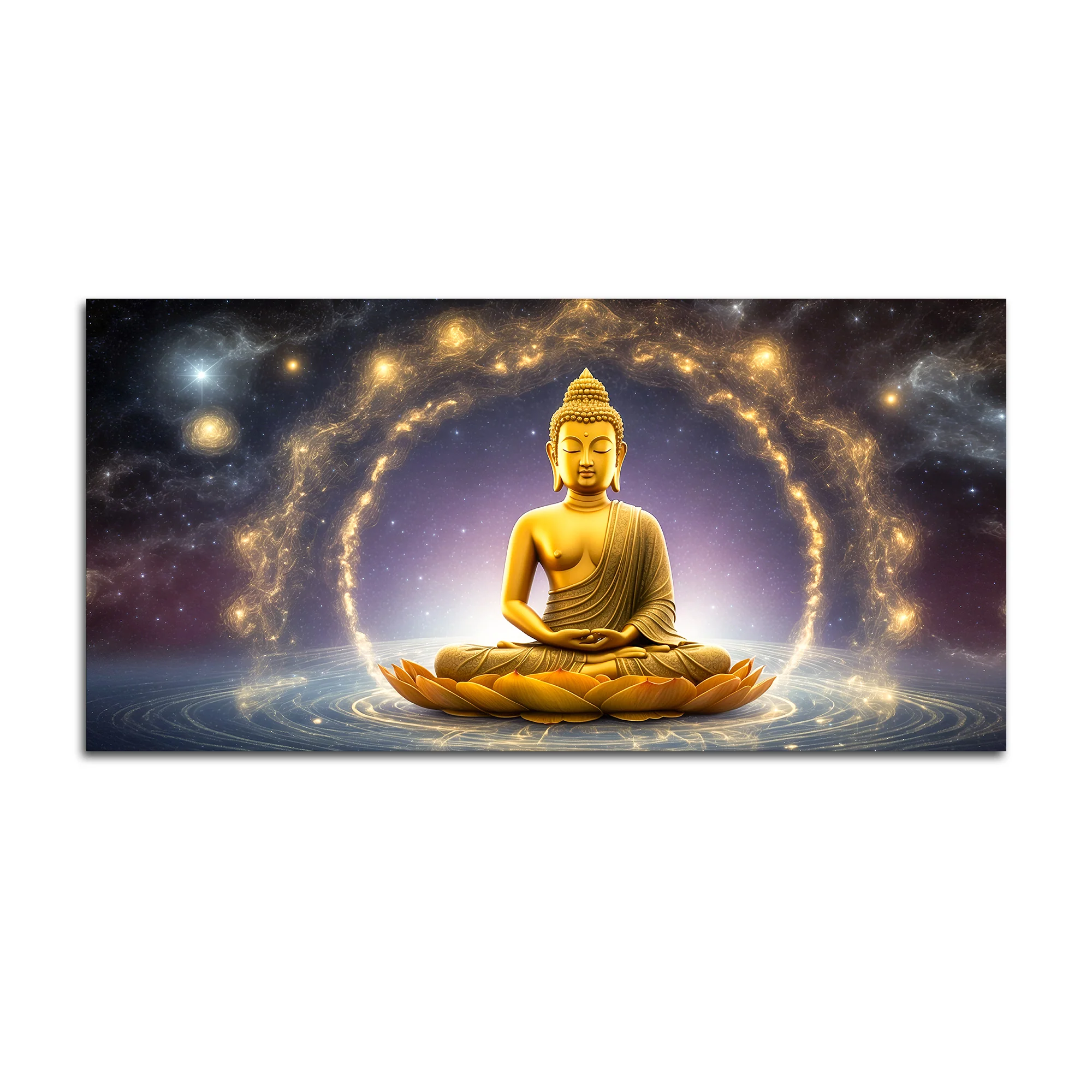 Premium Gautam Buddha Wall Art Painting for Home & Office - Image 4
