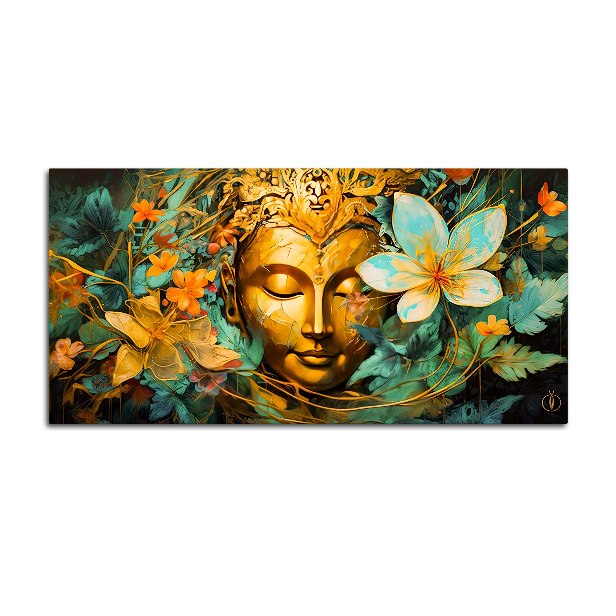 Premium Gautam Buddha Wall Painting for Living Room & Office - Image 4