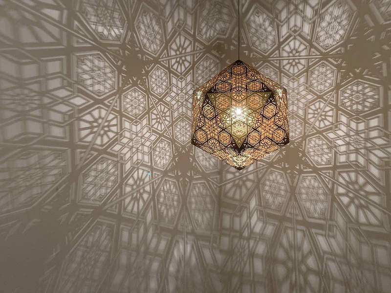 Premium Laser-Cut Decorative Ceiling Lamp - Image 2