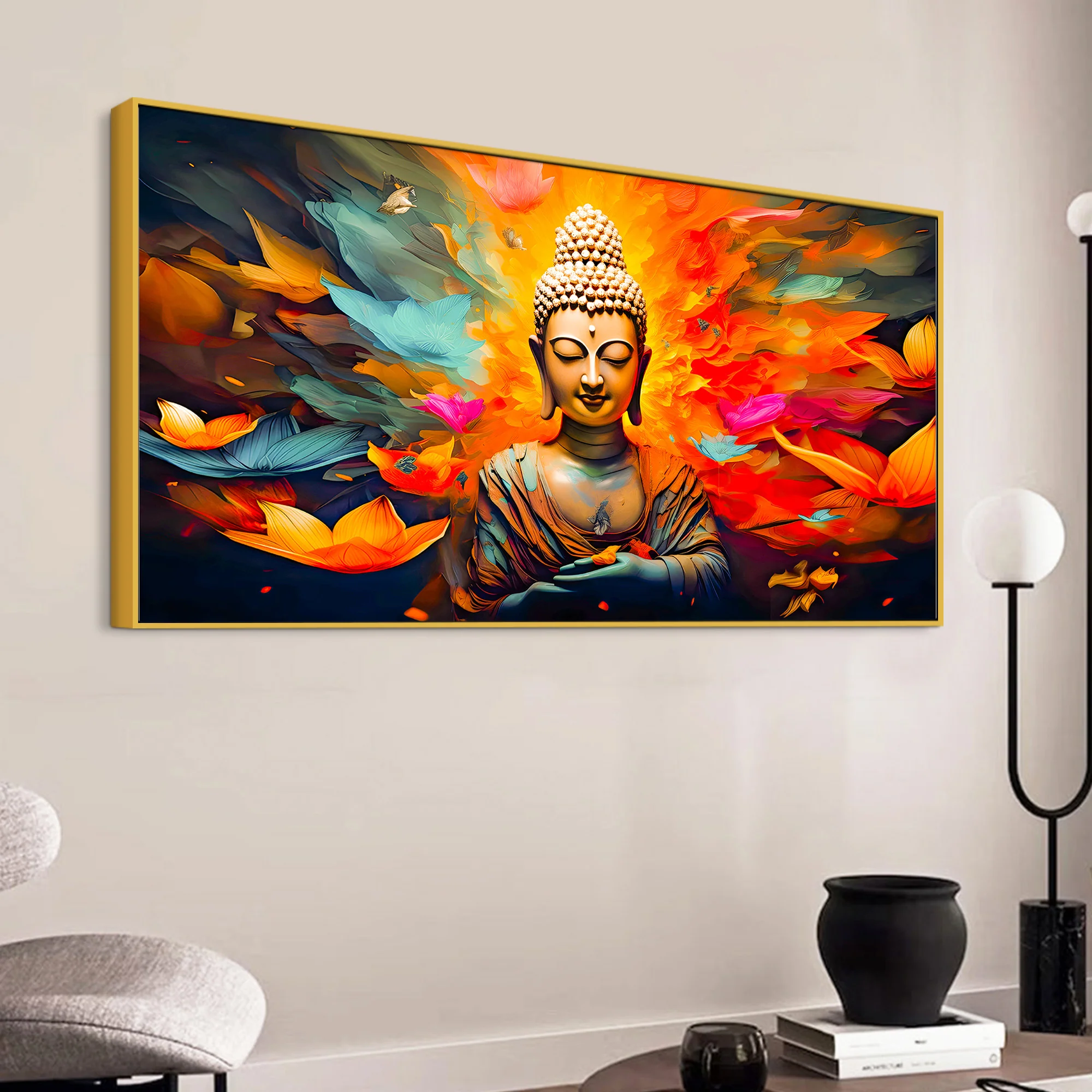 Premium Living Room Buddha Wall Painting for Modern Décor - Image 5
