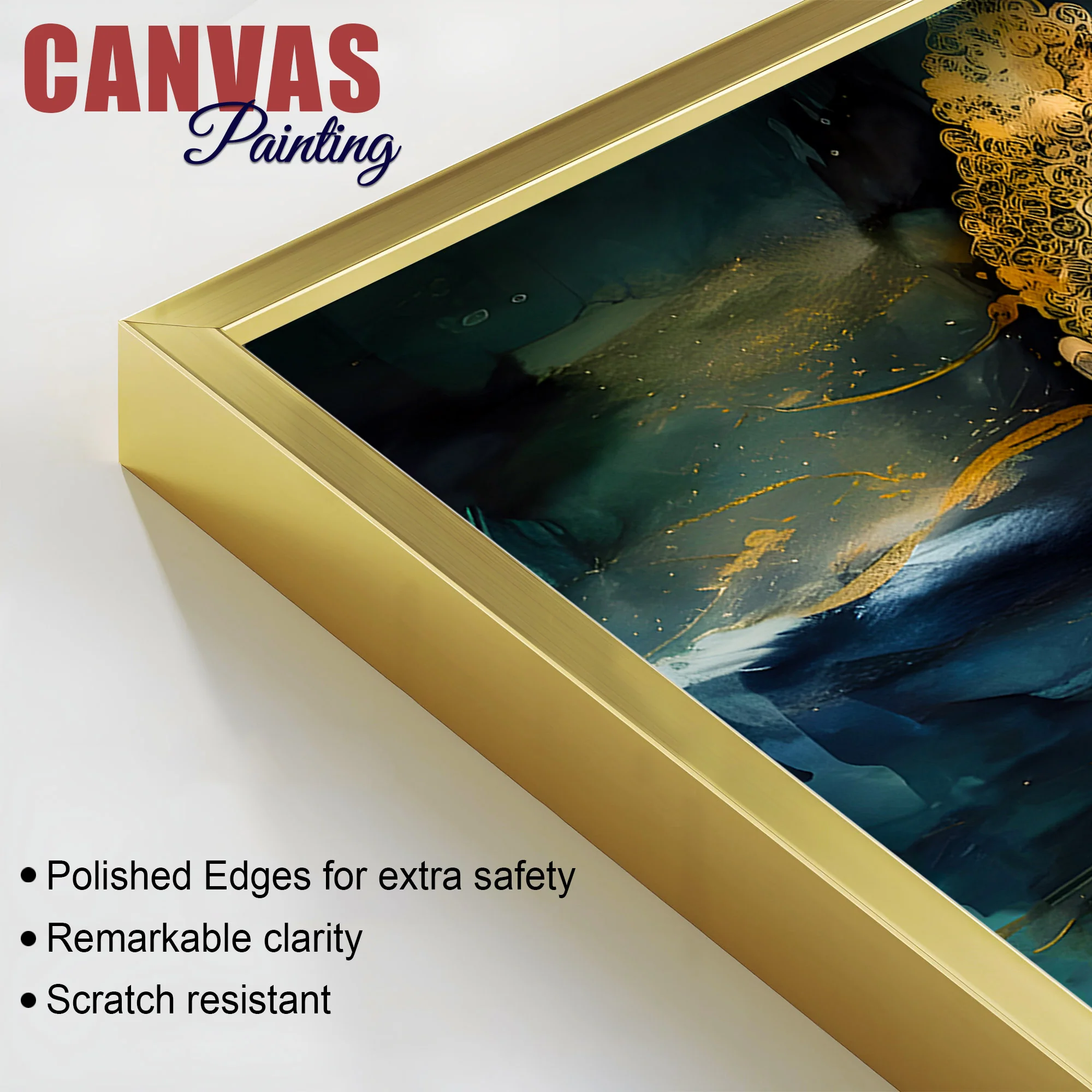 Premium Lord Buddha Wall Painting - Image 6