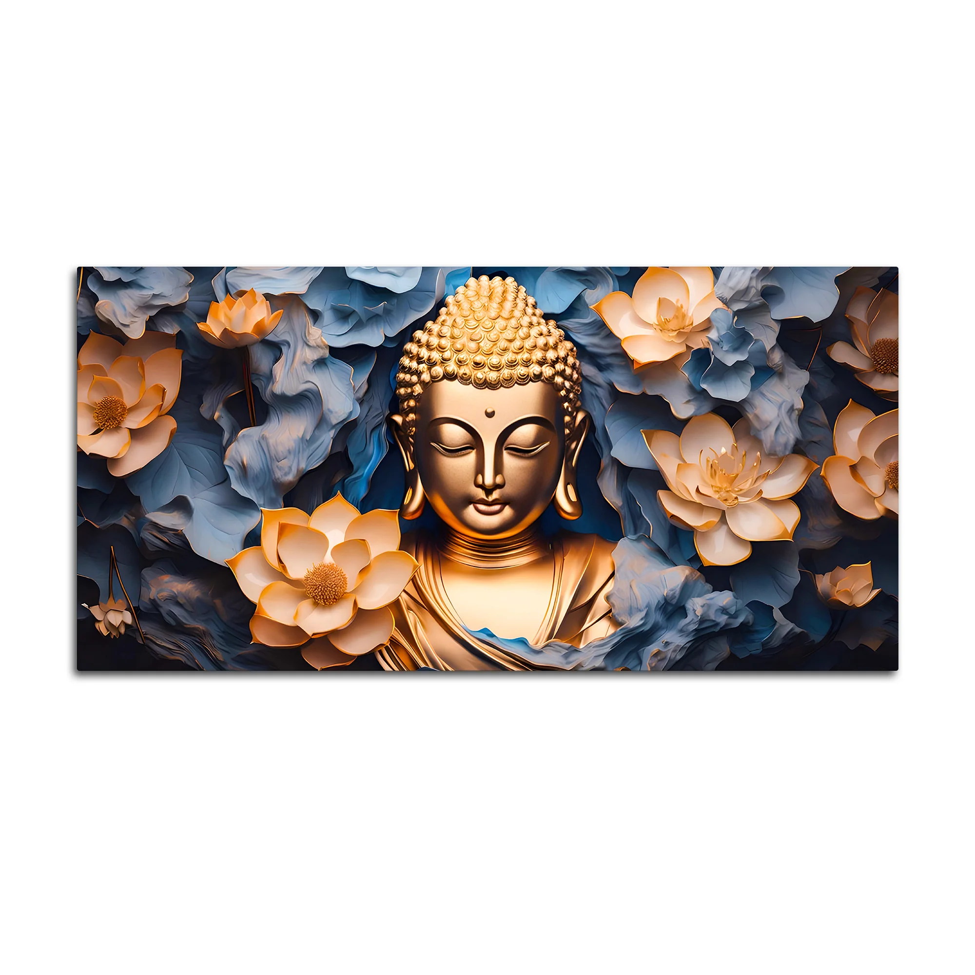 Premium Lord Buddha Wall Painting for Classy Home Decor - Image 4