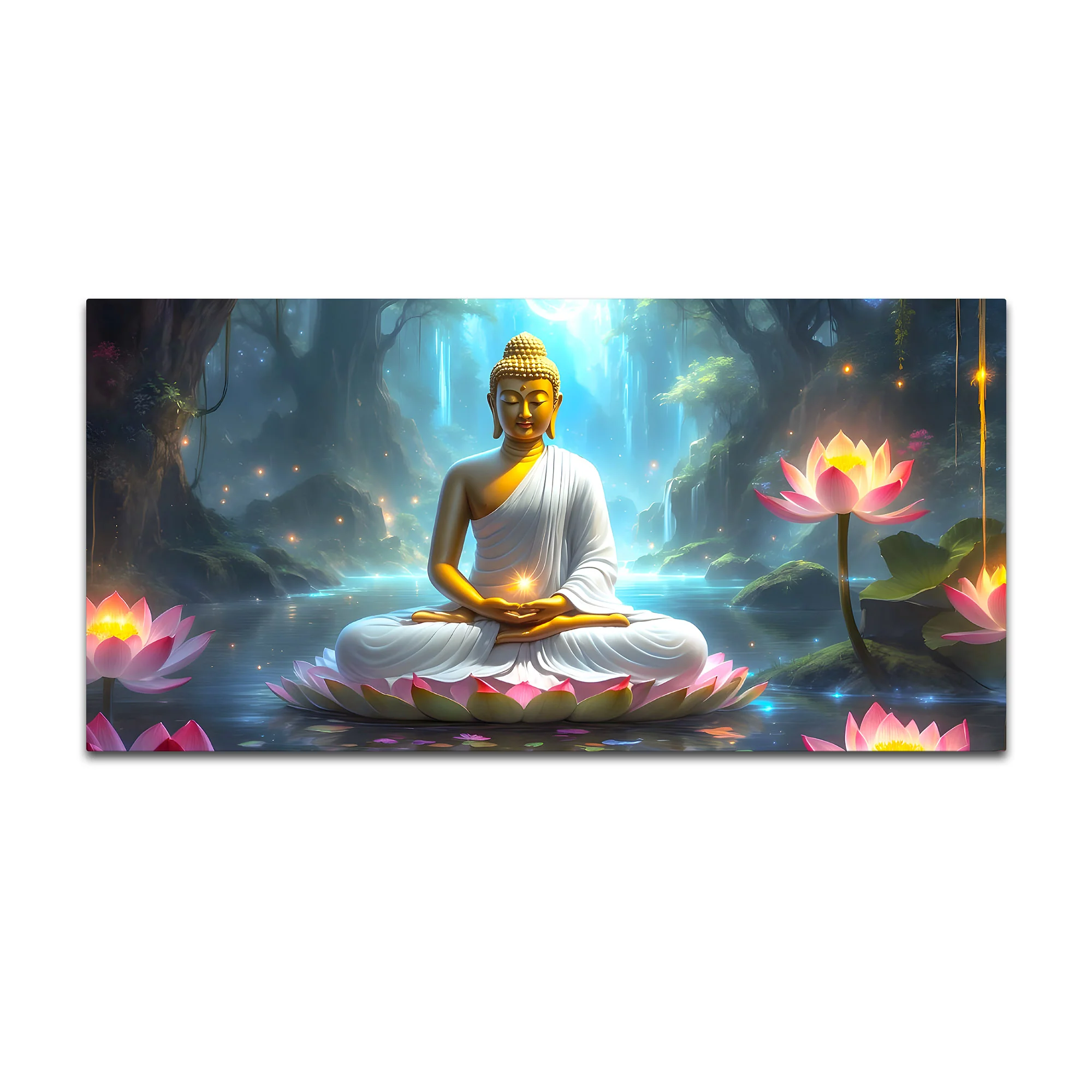 Premium Lord Buddha Wall Painting for Classy Interior Decoration - Image 4