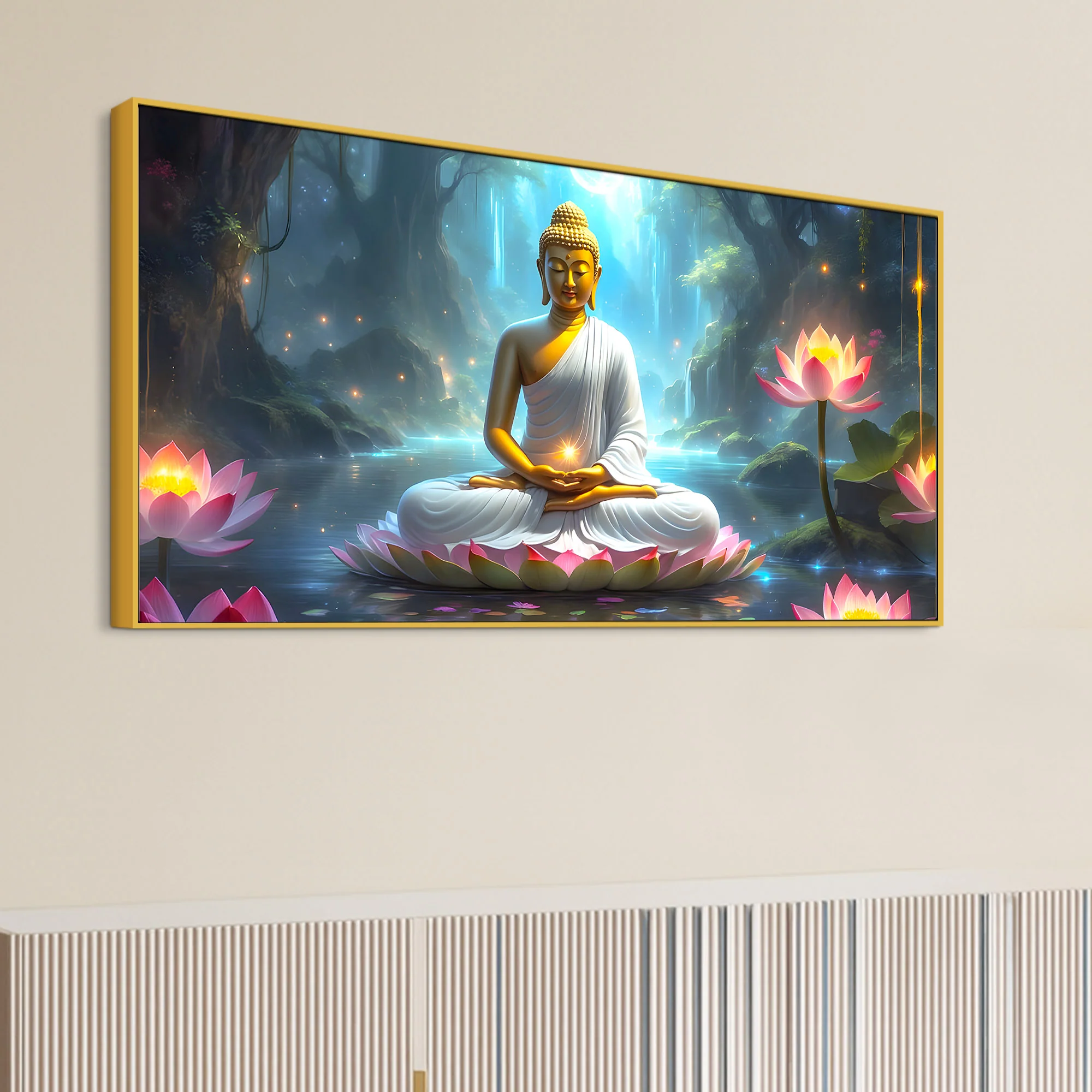Premium Lord Buddha Wall Painting for Classy Interior Decoration - Image 5