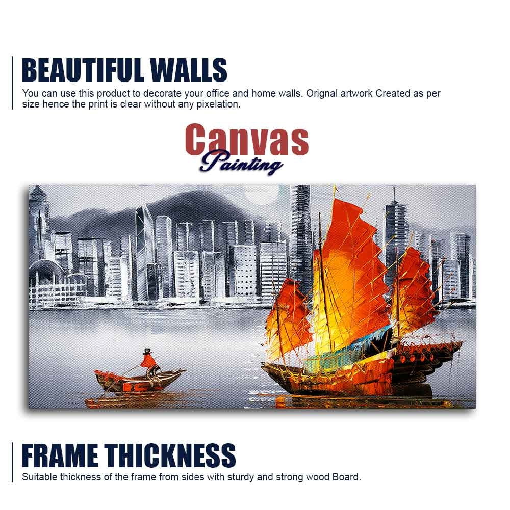 Premium Wall Painting of Victoria Harbor, Hong Kong - Image 6