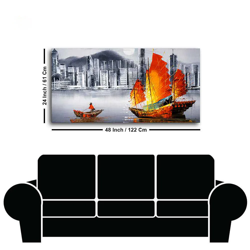 Premium Wall Painting of Victoria Harbor, Hong Kong - Image 7