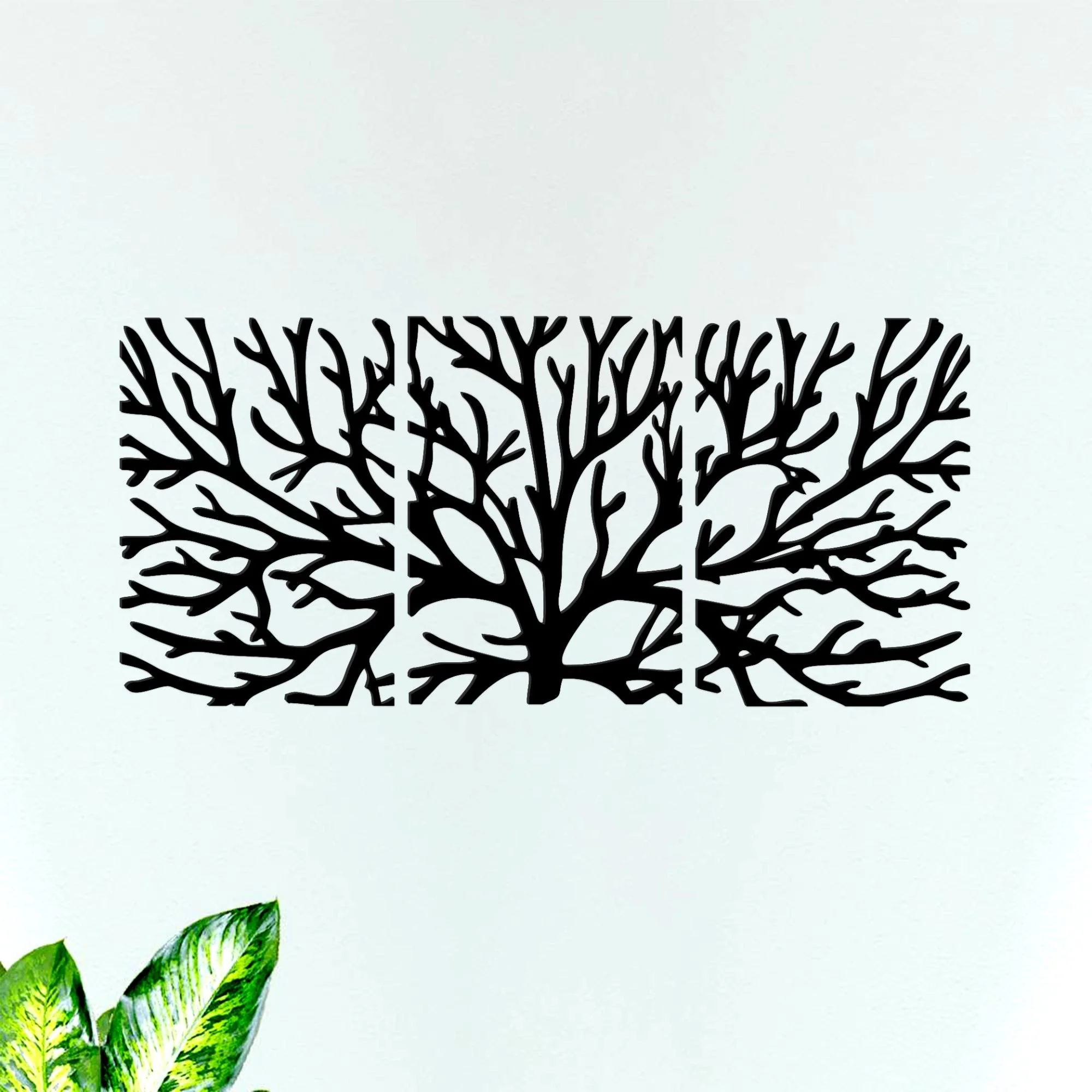 Premium Quality Wooden Wall Hanging of Beautiful Black Color Tree Branches - Image 5